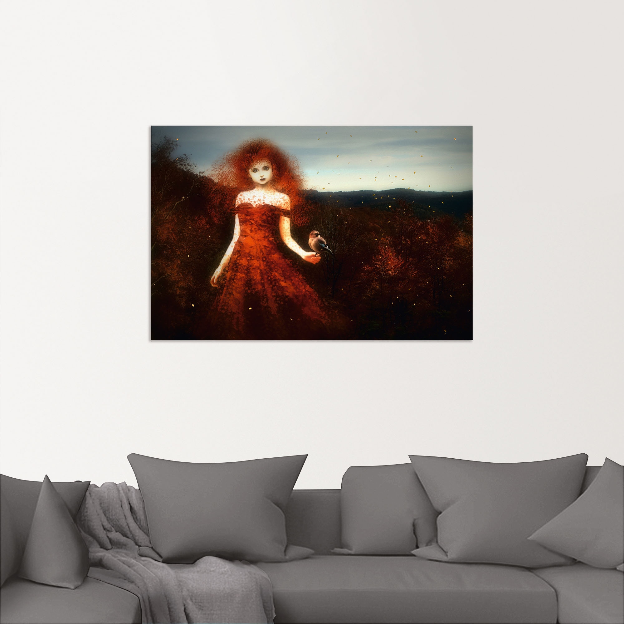 Artland Wandbild »Holla die Waldfee«, Märchenbilder, (1 St.), als Alubild, Leinwandbild, Wandaufkleber oder Poster in versch. Größen