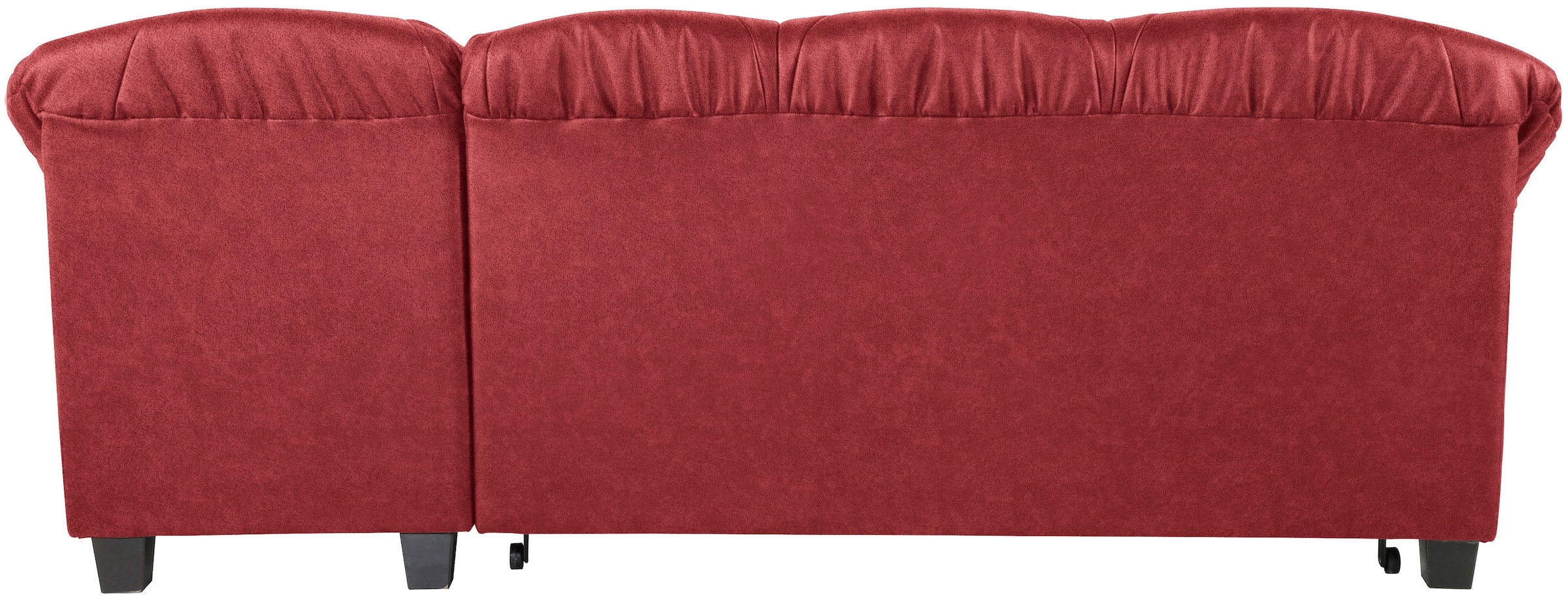 Home affaire Ecksofa »Camelita, Landhaus Sofa, 2 Varianten: Recamiere- oder Ottomane, L-Form«, wahlweise mit Bettfunktion