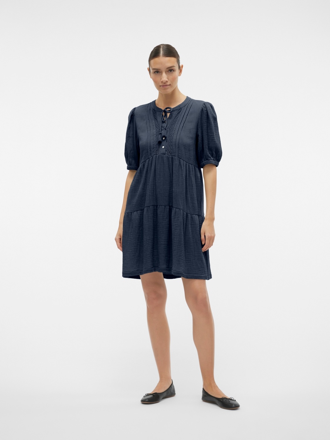 Vero Moda Minikleid »VMNATALI 2/4 LACE SHORT DRESS WVN GA SPE«