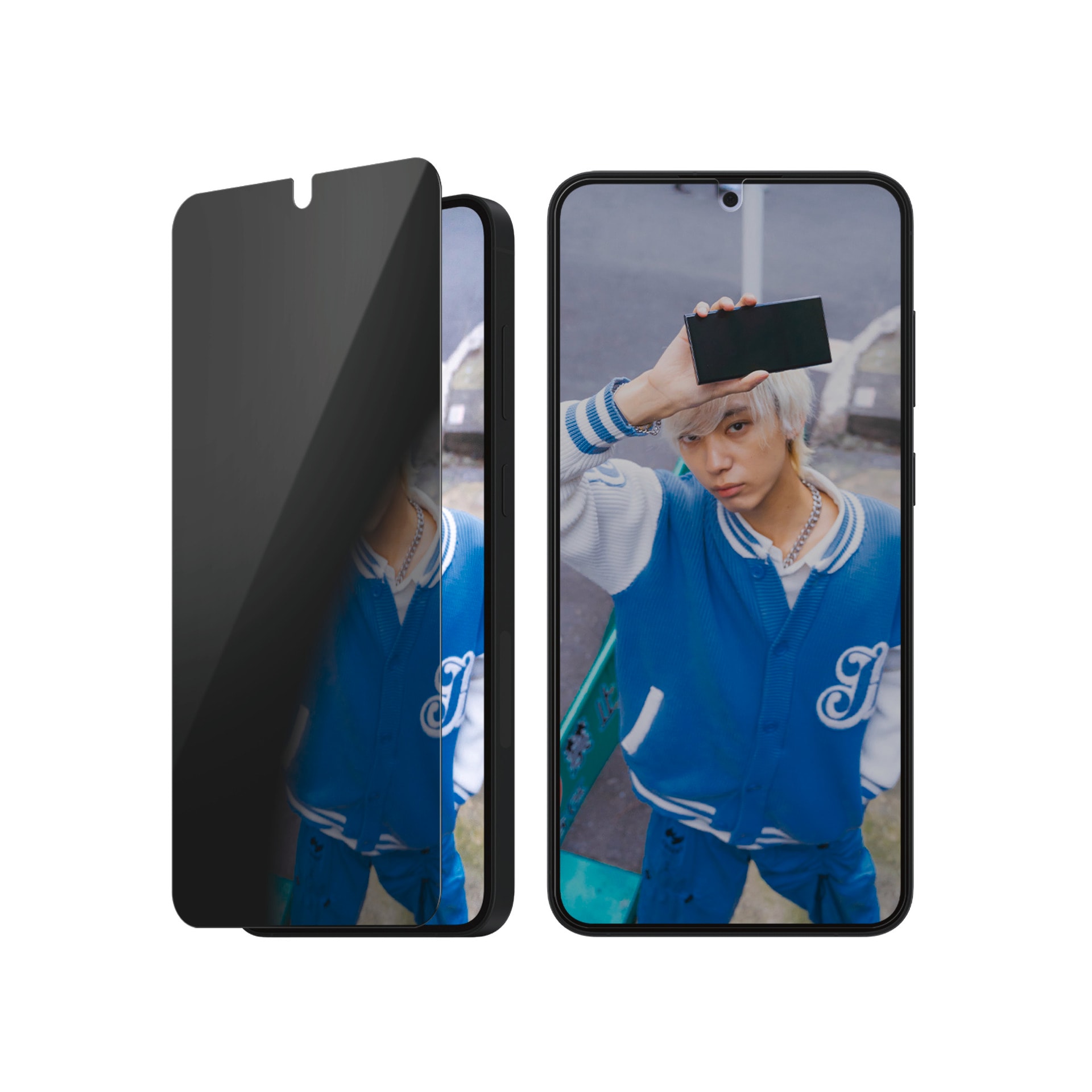 PanzerGlass Displayschutzglas »Ultra-Wide Fit Privacy Screen Protection«, für Samsung Galaxy S25+, Blickschutz, Schutzfolie, Bildschirmschutz, kratz- & stoßfest