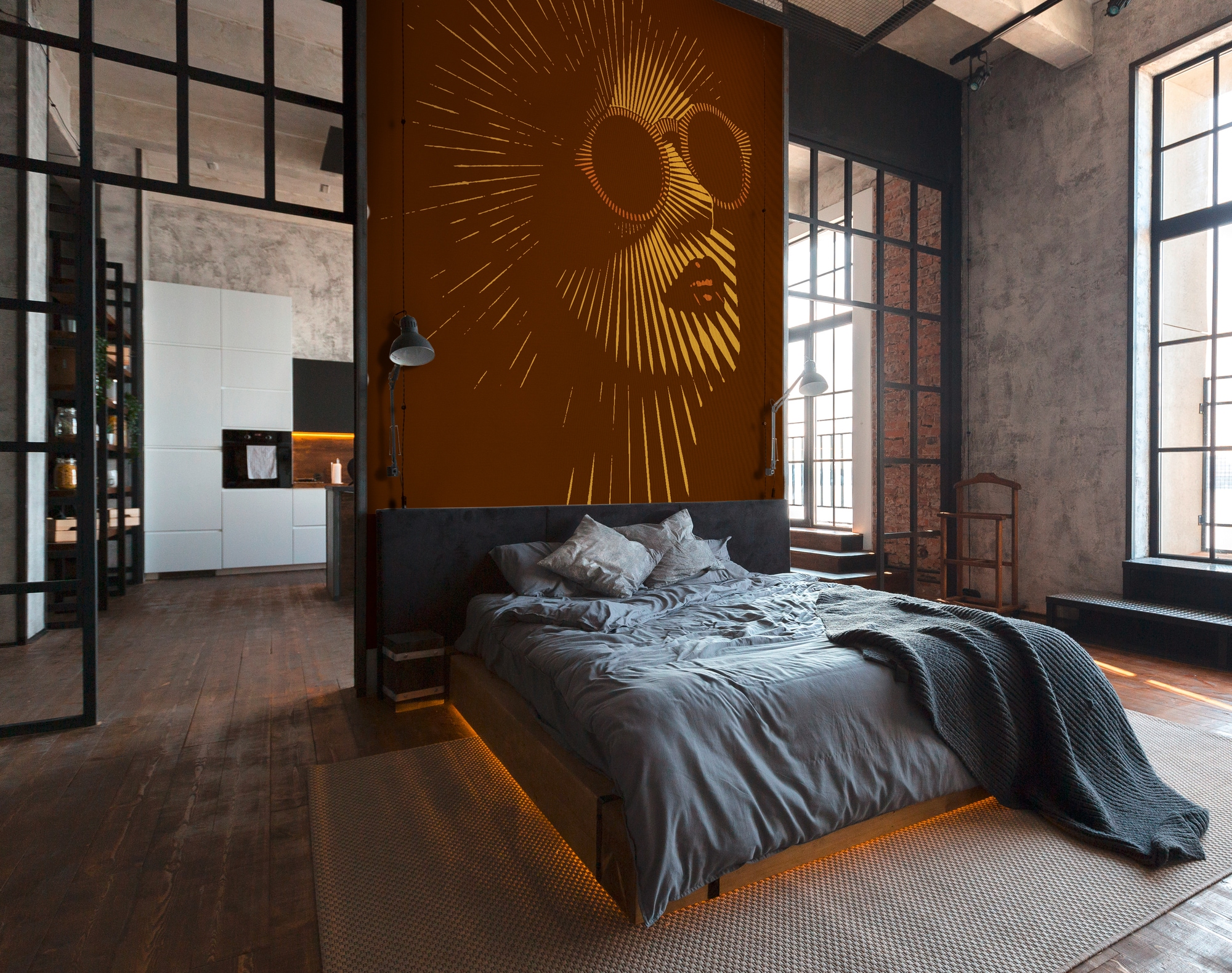 A.S. Création Vliestapete »Fototapete Frau mit Sonnenbrille Retro Braun Gel günstig online kaufen