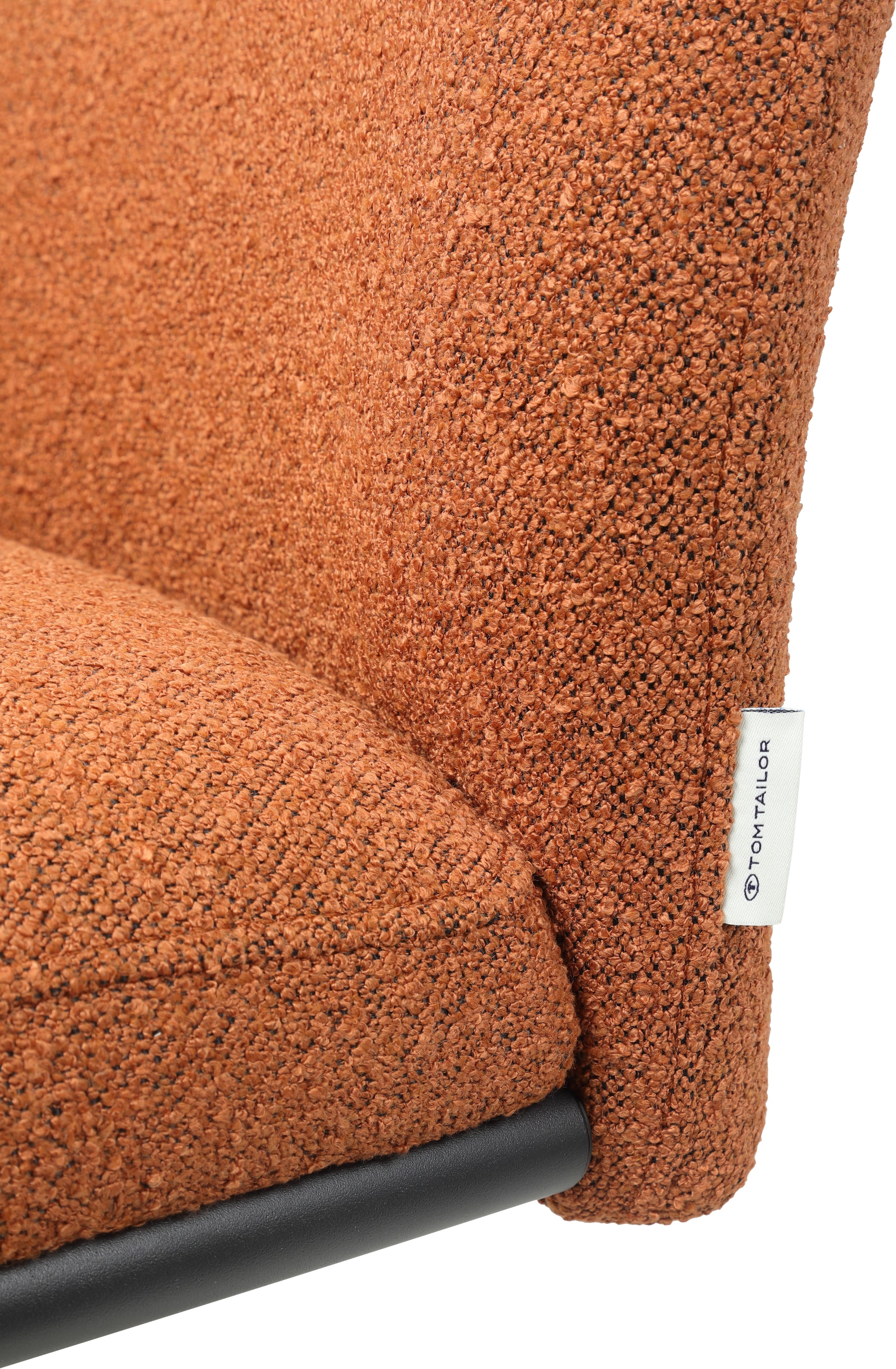 TOM TAILOR HOME Freischwinger »PEBBLE CHAIR«, (Set), 2 St., Webstoff Bouclé, Esszimmerstuhl, Freischwinger, 140 kg belastbar, Rundrohrgestell