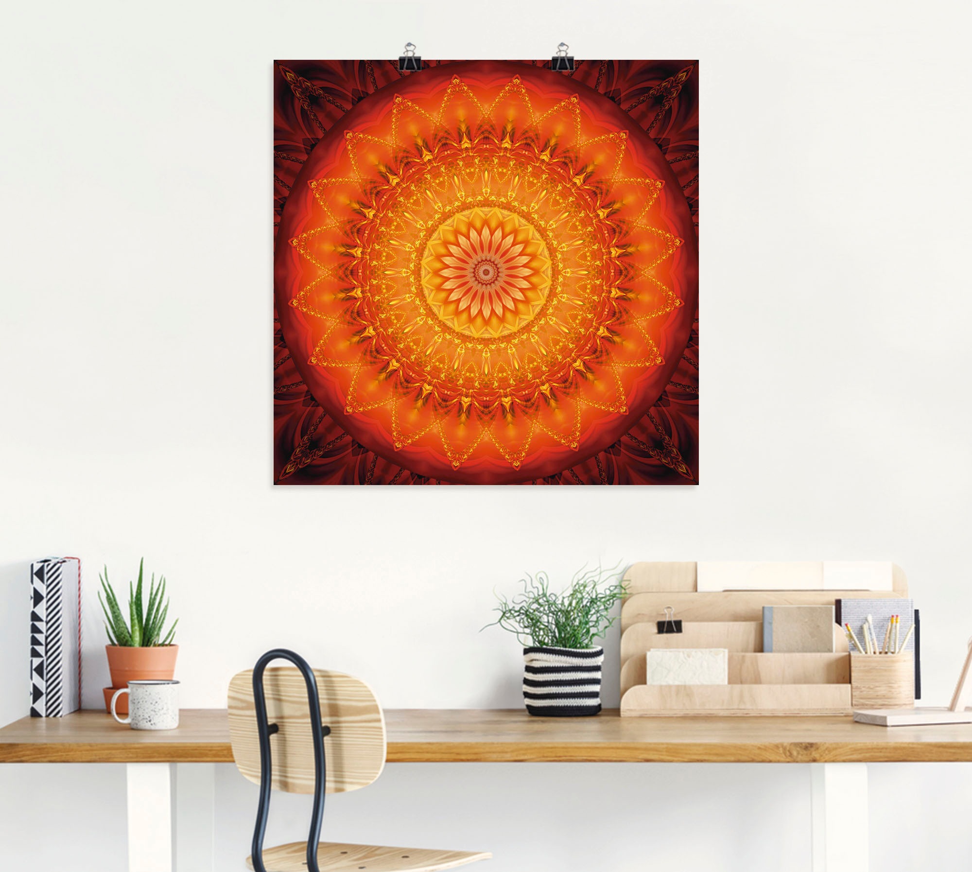 Artland Wandbild »Mandala Energie 1« Muster 1 Stk. tlg. als Leinwandbild, P günstig online kaufen