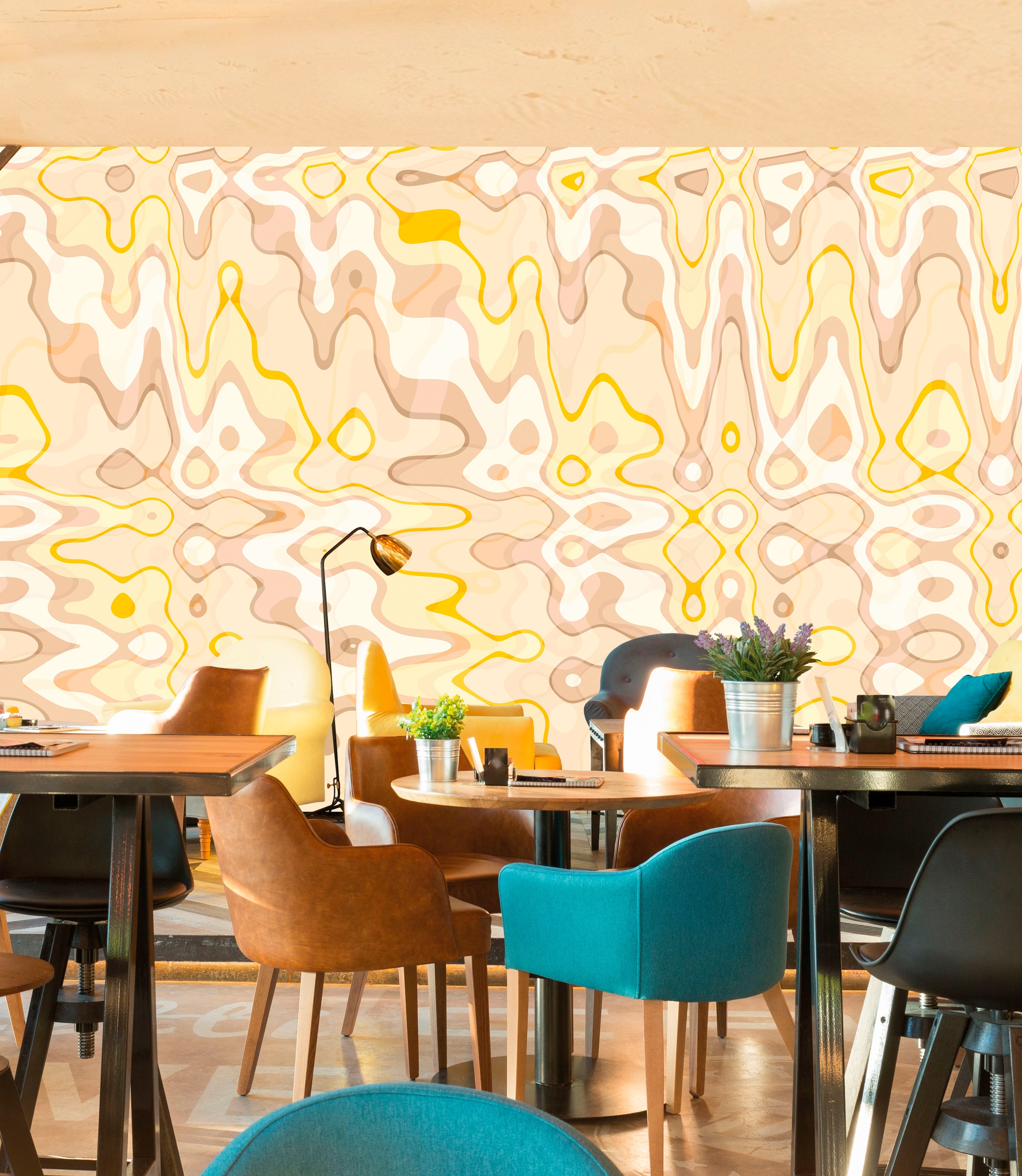 Architects Paper Fototapete »Atelier 47 Vibes Artwork 1« abstrakt glatt Vli günstig online kaufen