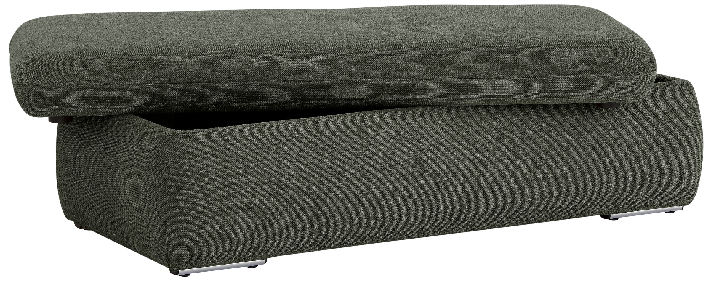 INOSIGN Polsterhocker »Avesa«, Mit großem Staufach, passend zur Serie "Avesa", B/T/H: 136/64/43 cm