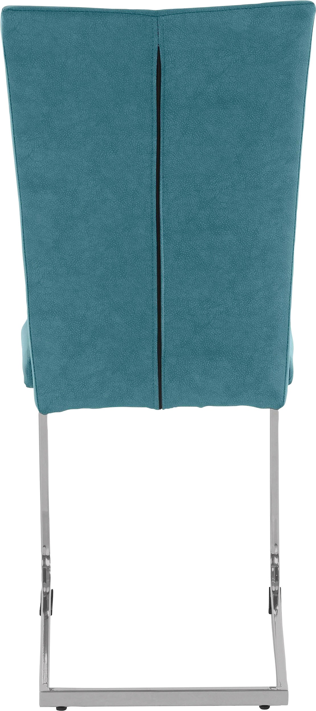 Home affaire Freischwinger »Alex«, (Set), 2 St., Kunstleder LOOK, Stuhl belastbar bis 120 Kg, Gestell im Chrom-Look