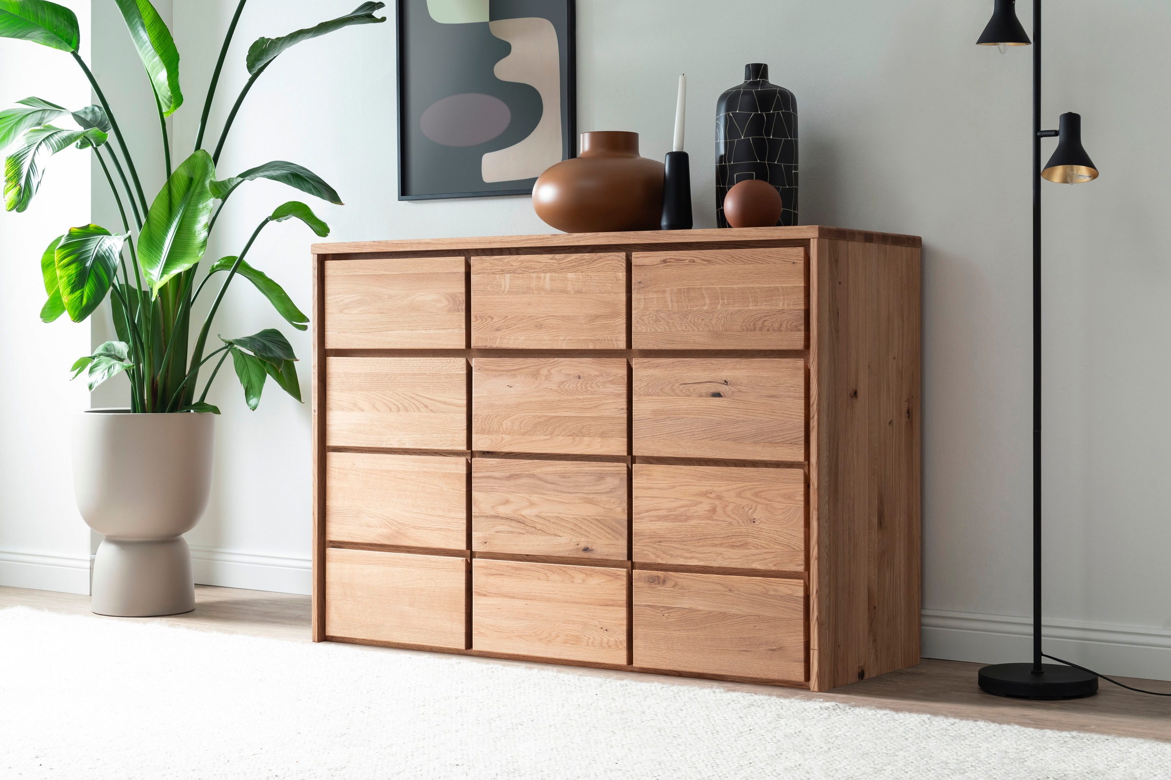 Home affaire Schubkastenkommode »Zetra Schubladenschrank, 3x Schublade/3x T günstig online kaufen