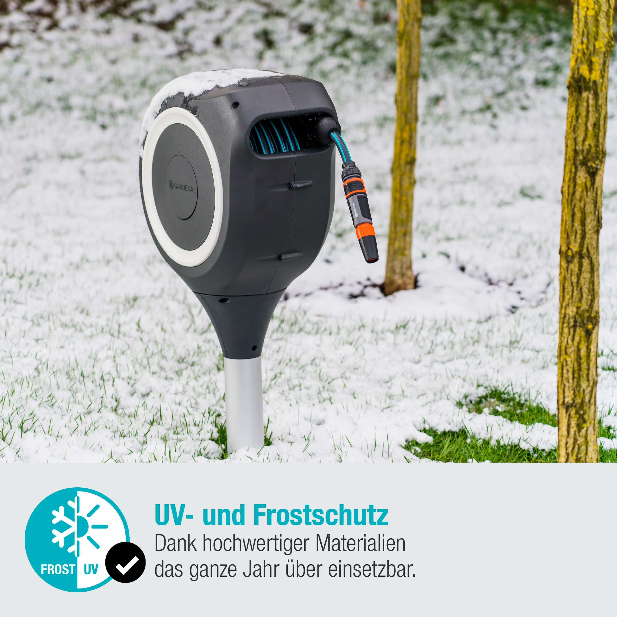 GARDENA Schlauchbox »RollUp M, 18616-20«, (Set), mit 20 Meter Schlauch