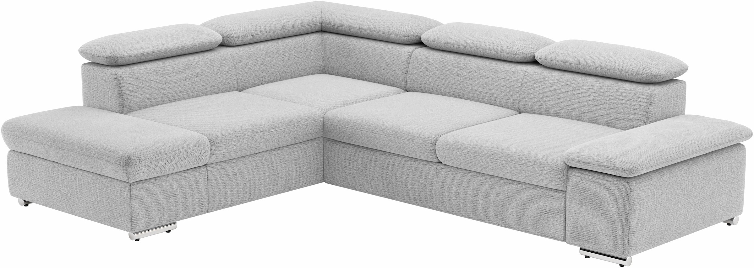 Ecksofa Valantine V, wahlweise mit Bettfunktion