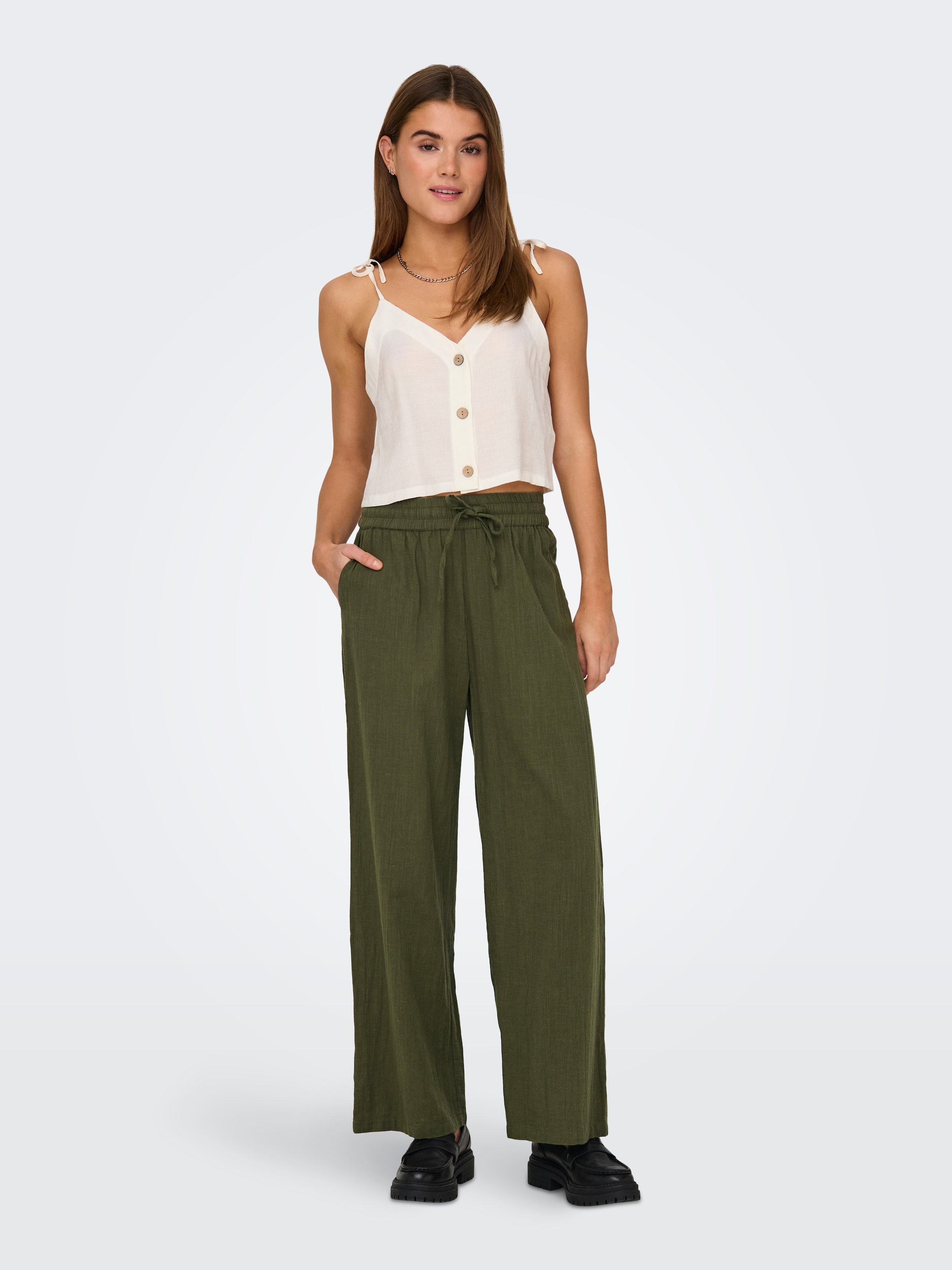 ONLY Schlupfhose »ONLTIZANA COTTON LOOSE PANTS WVN NOOS«