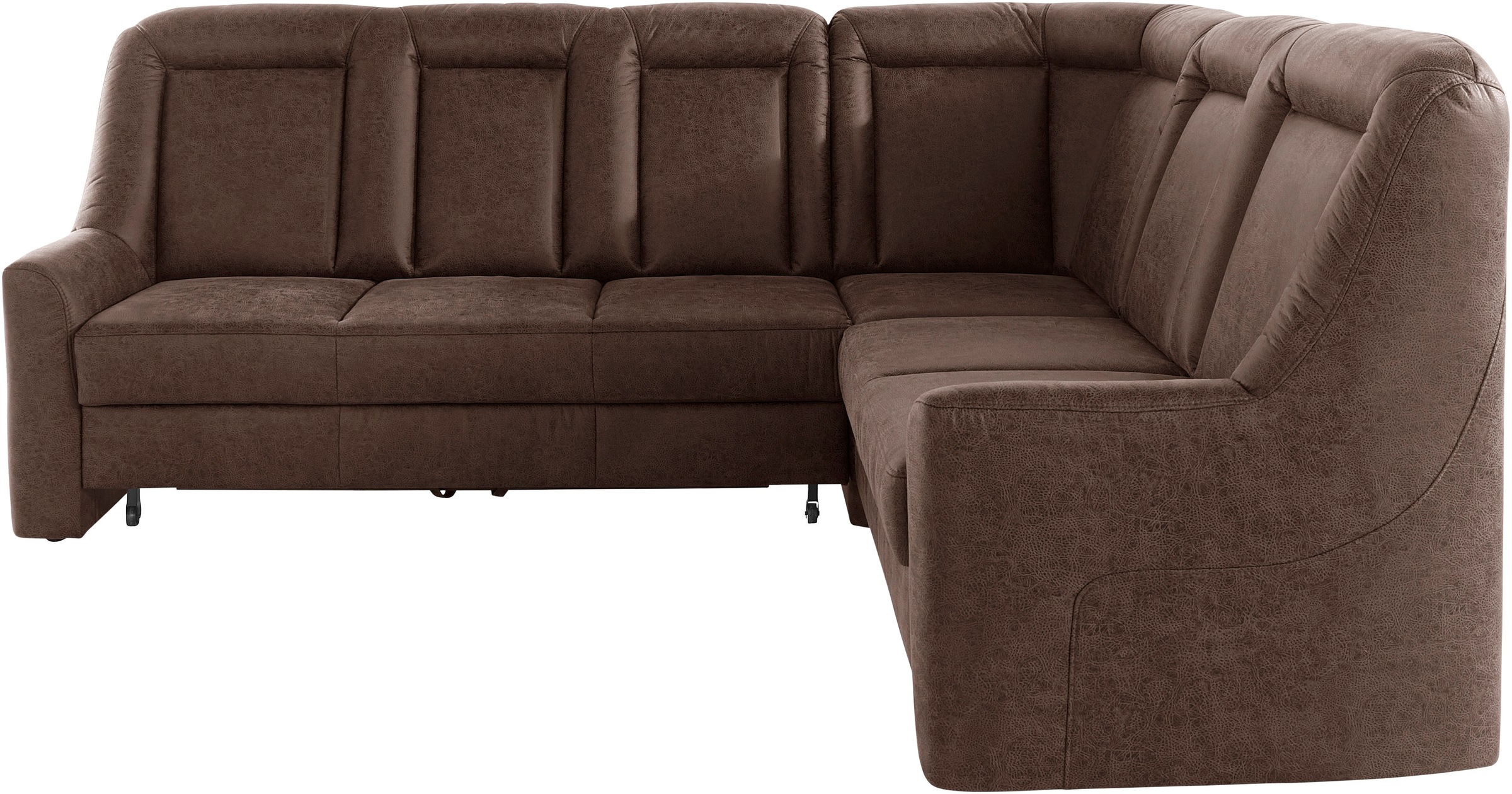 sit&more Ecksofa »Melissa L-Form«, klassisches Polsterprogramm, wahlweise Bettfunktion und Schubkasten