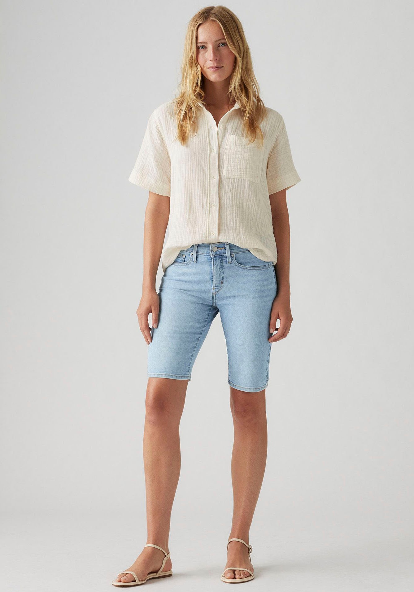 Levi's® Shorts »SHAPING BERMUDA«  Sommerhose im Five-Pocket Style