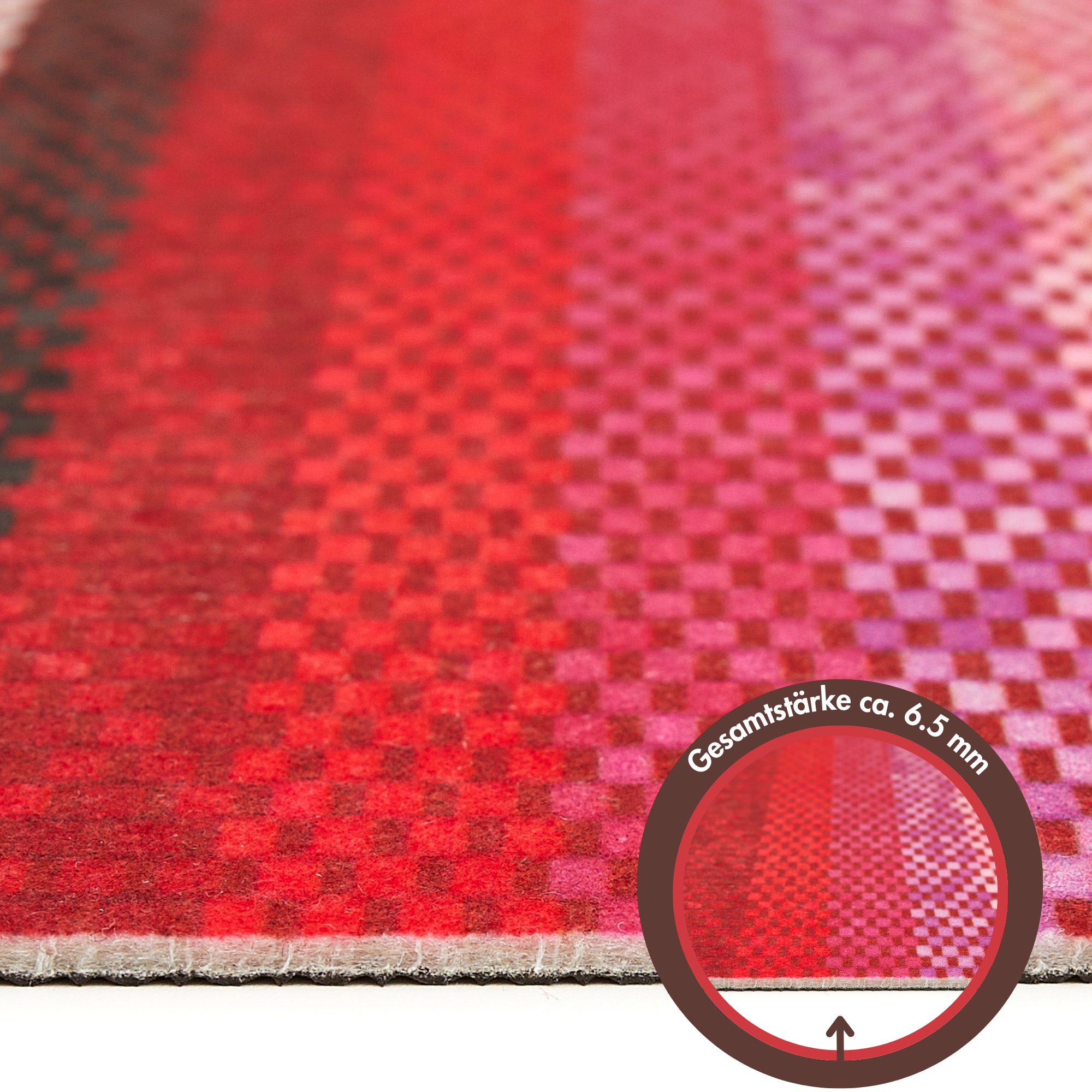 Andiamo Fußmatte »Modern«, rechteckig, 6,5 mm Höhe, Schmutzfangmatte, bedruckt, diverse Motive, In- und Outdoor geeignet
