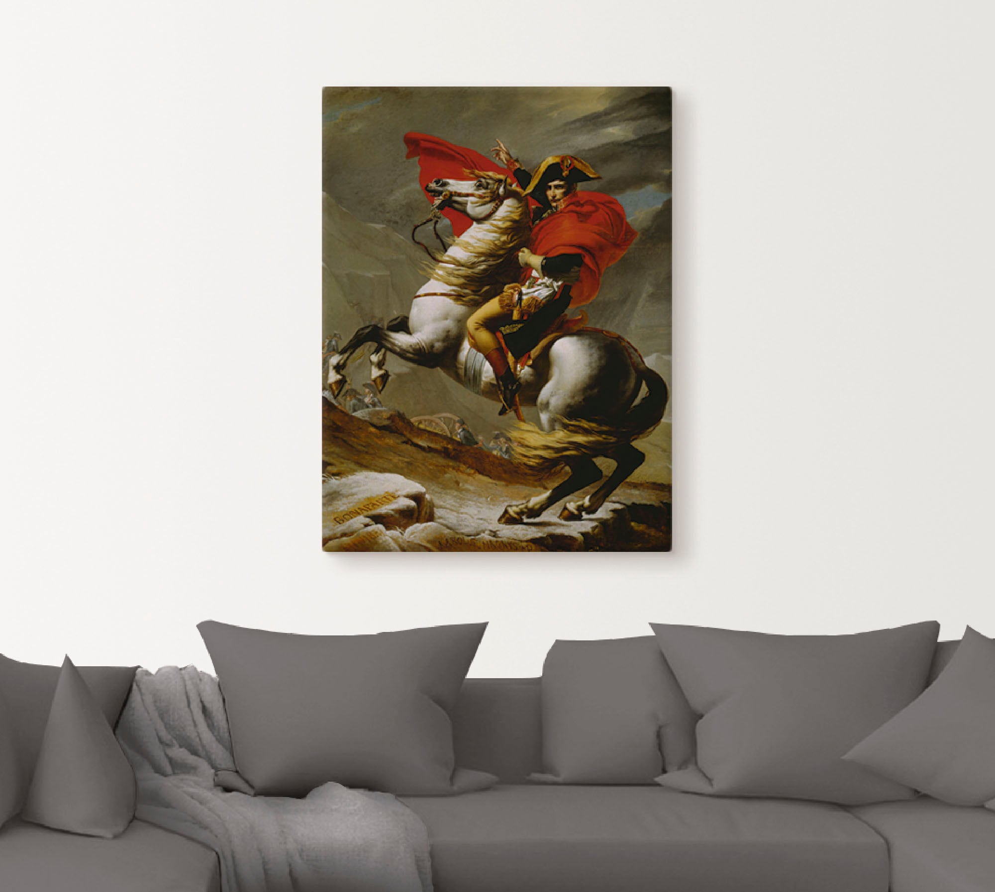 Artland Wandbild "Napoleon bei der Überquerung der Alpen.", Menschen, (1 St günstig online kaufen