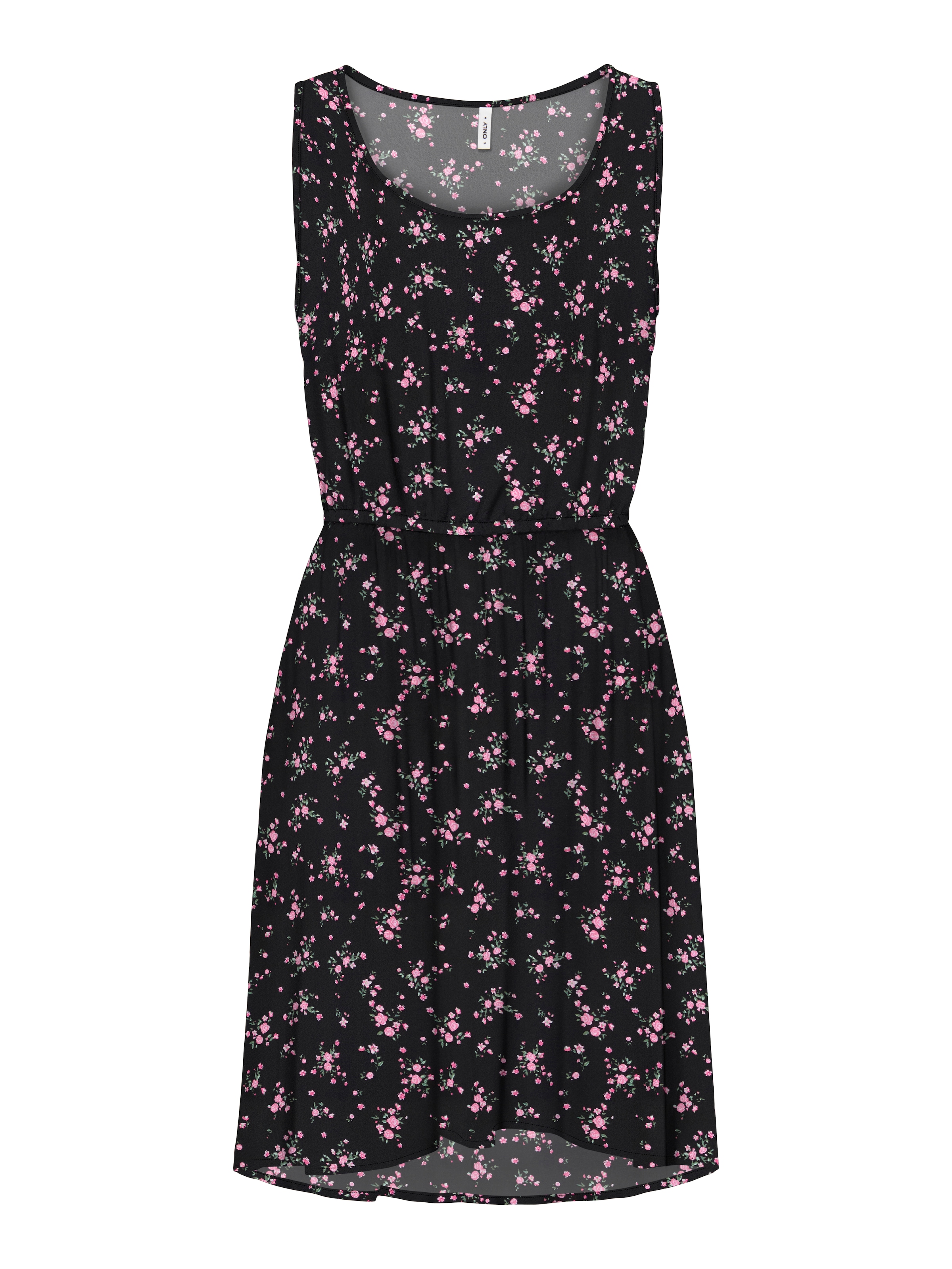 ONLY Sommerkleid »ONLNOVA LIFE S/L SARA DRESS« Viskose, regular fit, Rundhals