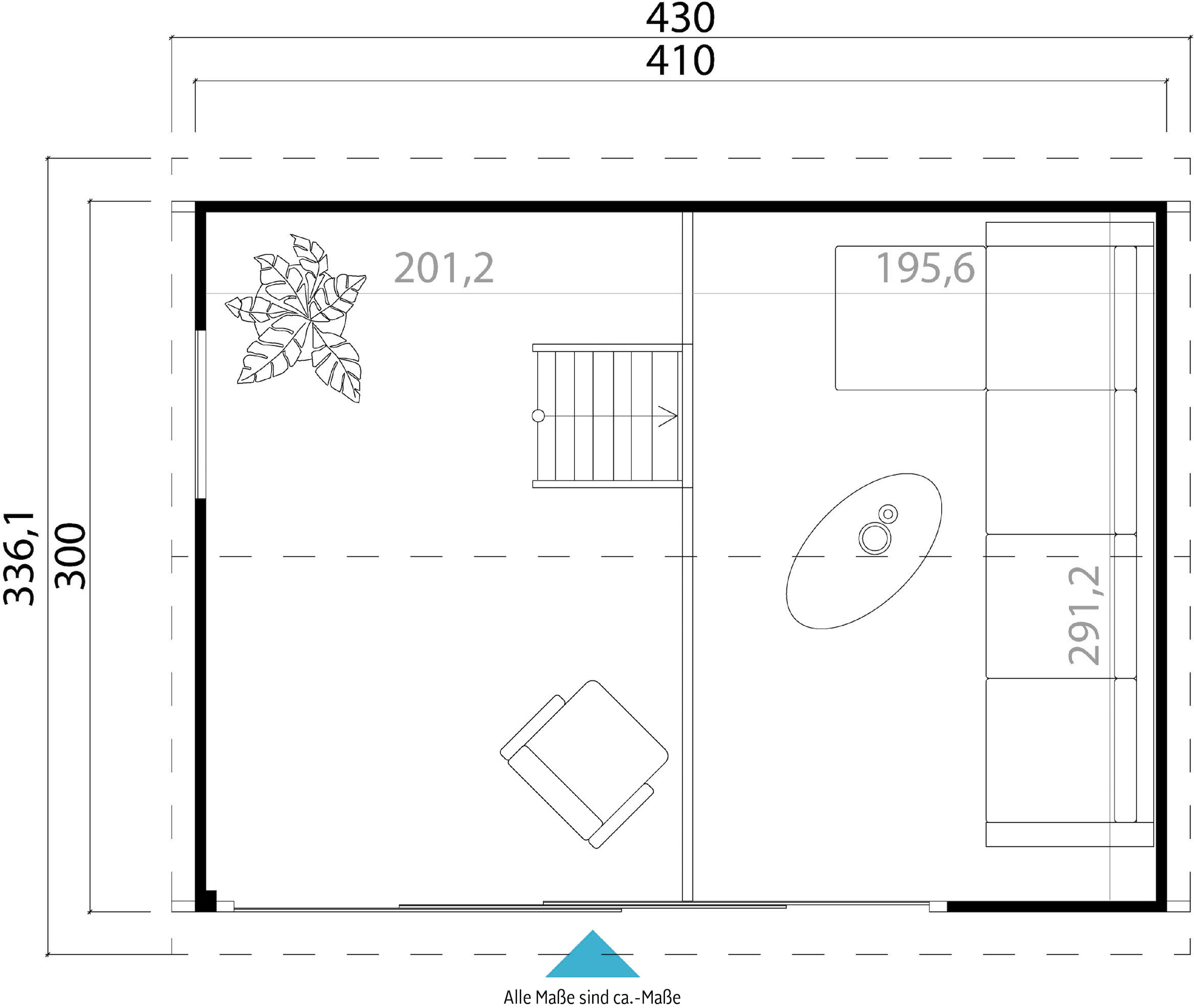 LASITA MAJA Gartenhaus »MURANO«