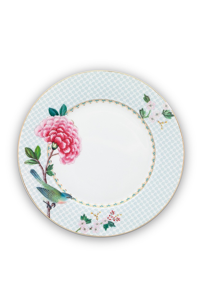 PiP Studio Teller-Set »Frühstücksteller Blushing Birds, Ø 21 cm«, (Set, 4 tlg.), Blushing Birds Kollektion, Teller im 4er Set