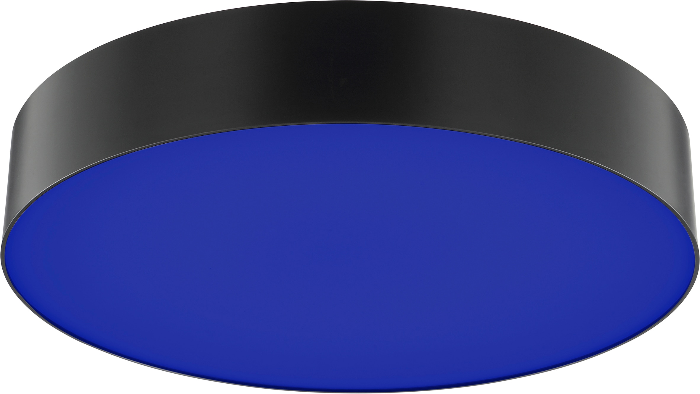 Brilliant LED Deckenleuchte »Samir« LED-Modul 1 Stk. warmweiß - kaltweiß Intense RGB, Ø 39 cm, 2300 lm, CCT 3000-6500 K, dimmbar, schwarz