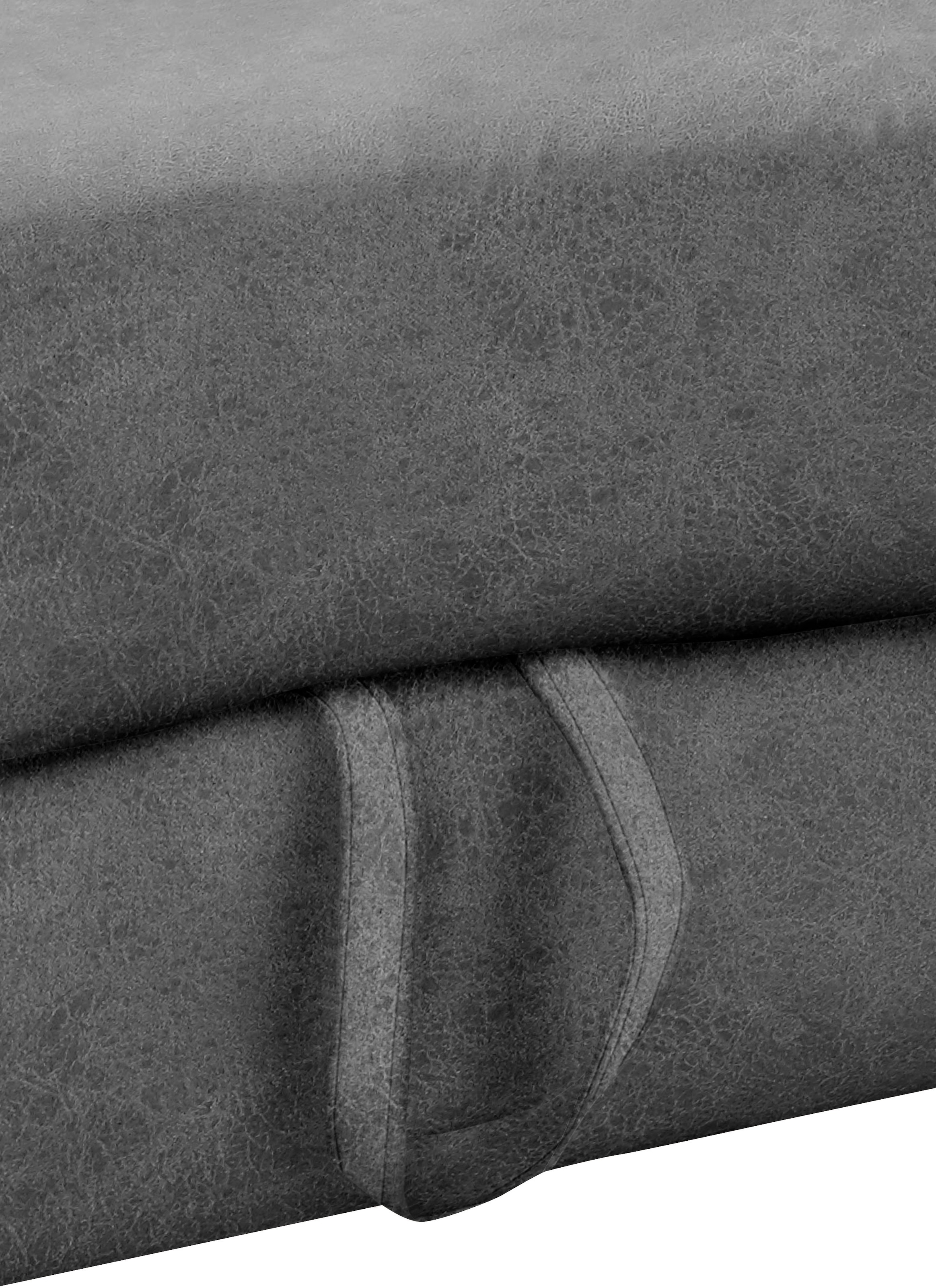 TRENDMANUFAKTUR Ecksofa »Chamber, zeitlos und modern, hoher Sitzkomfort, L-Form«, wahlweise mit Schlaffunktion