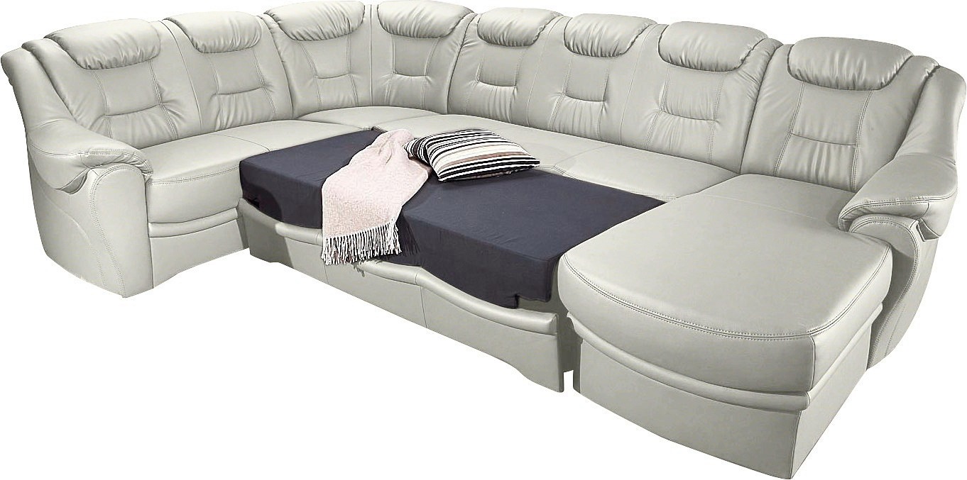 sit&more Wohnlandschaft »Bellevue U-Form«, wahlweise mit Bettfunktion