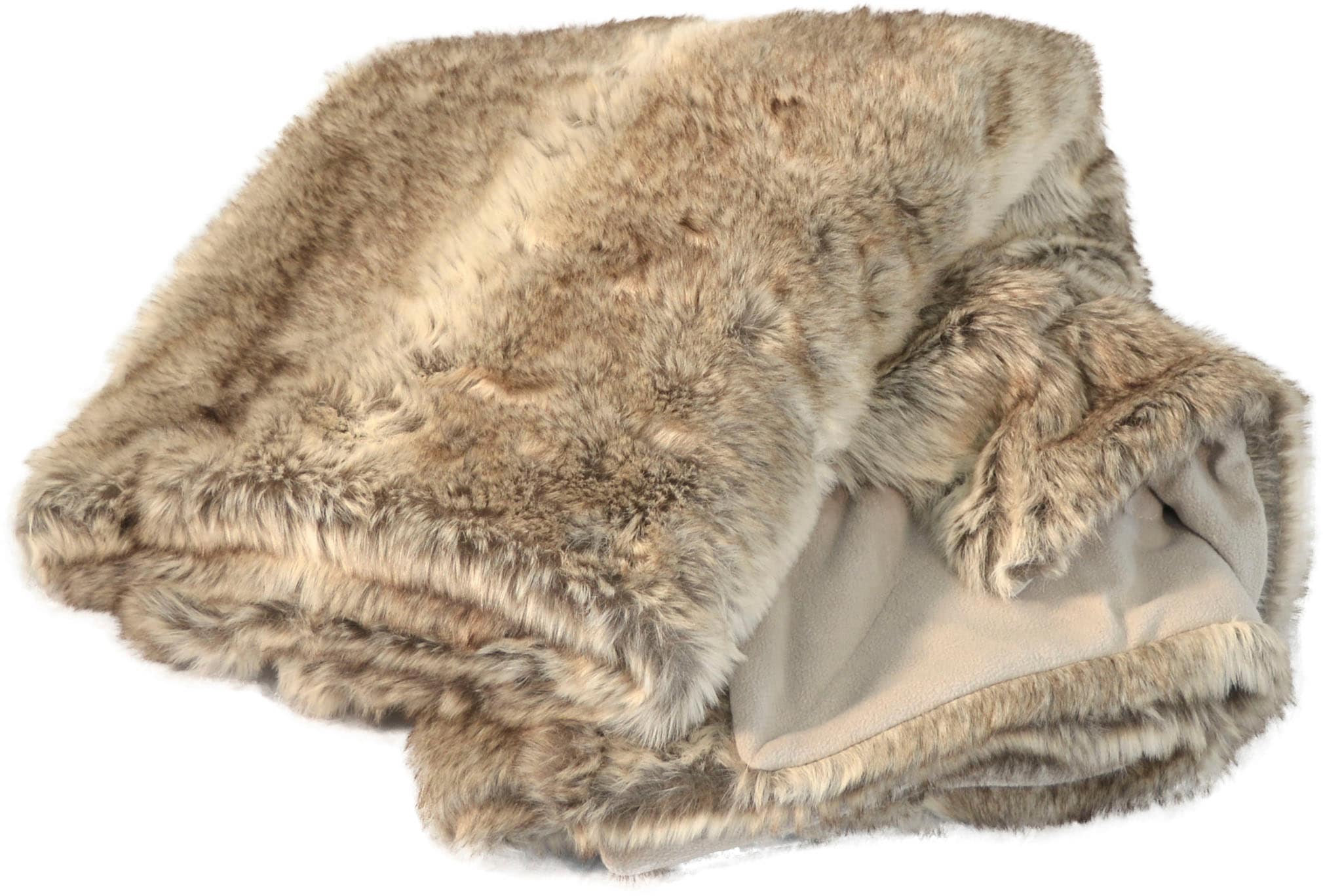 MESANA Wohndecke »Wolf« aus hochwertigem Fellimitat, Kuscheldecke, 150x200 günstig online kaufen