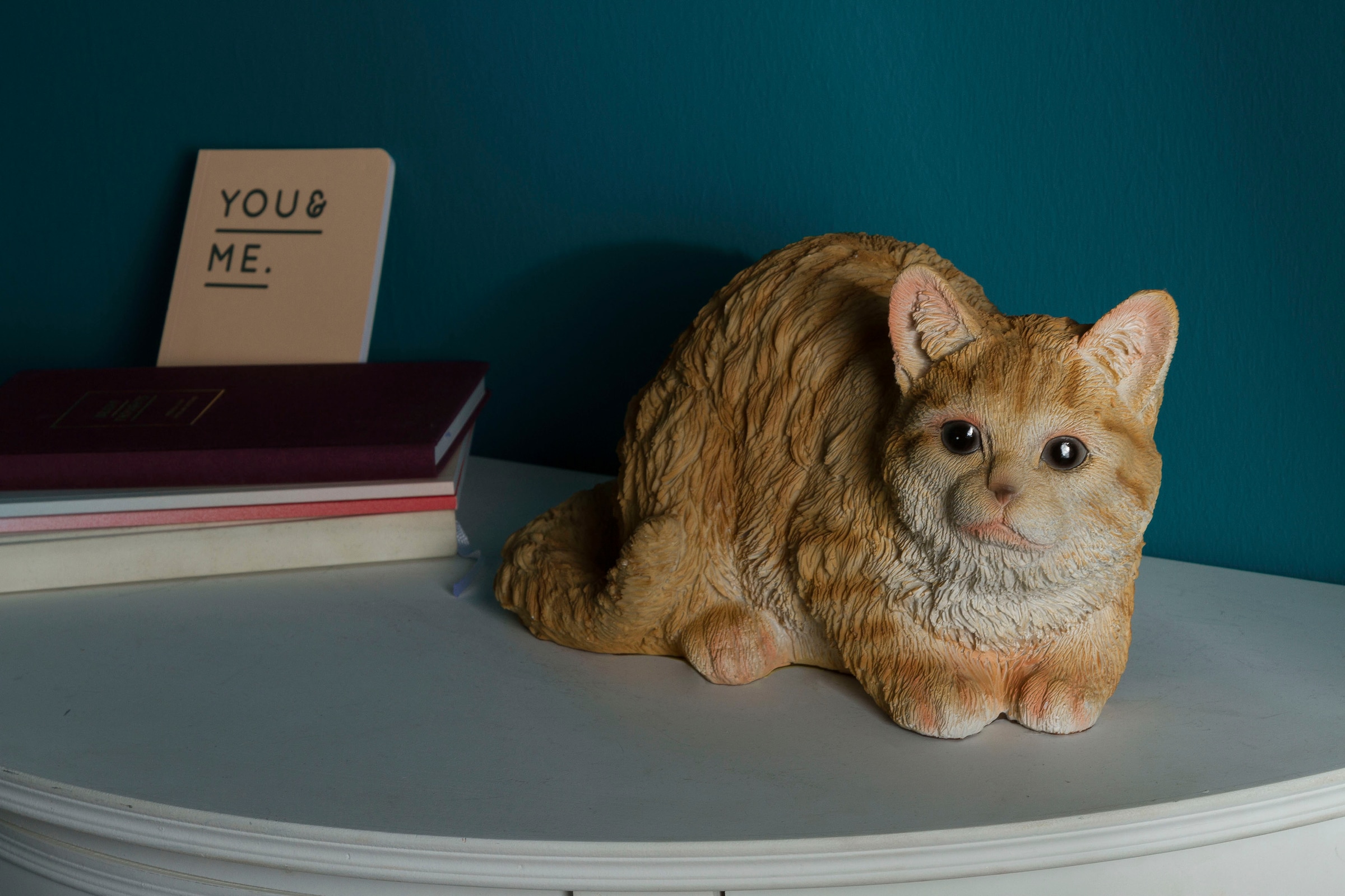 getigert, Dekofigur »Katze«, Möbel bestellen Myflair gelb/weiß Accessoires Wohnzimmer online &
