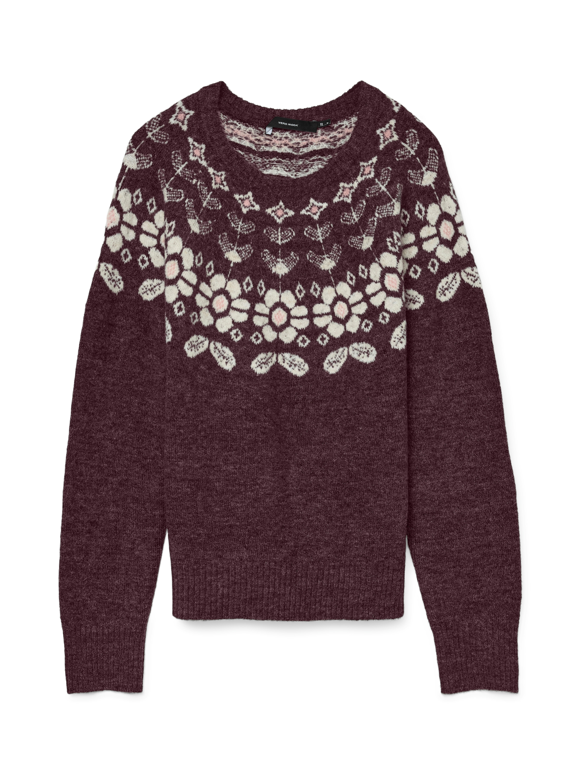 Vero Moda Strickpullover »VMSIMONE LS NORDIC PULLOVER GA REP BOO«