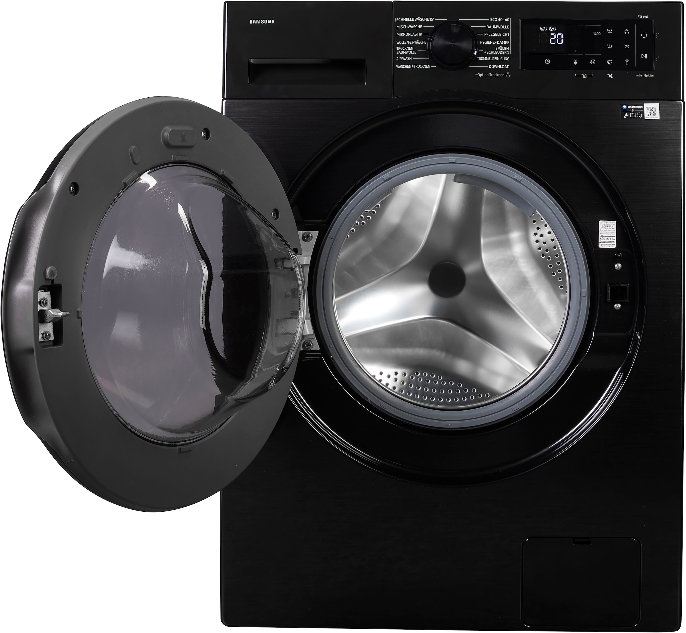 Samsung Waschtrockner »WD9EDG5B15BBEG«, WD5000D, Hygiene - Dampfprogramm