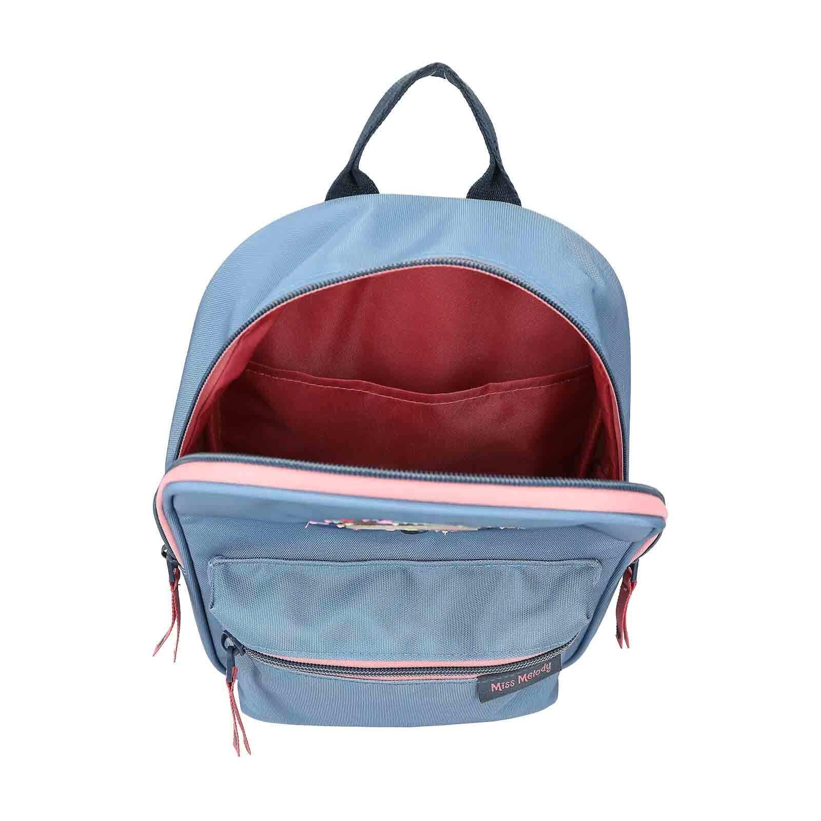 Depesche Rucksack »Rucksack MY LITTLE FARM Miss Melody 13 x 22 x 28 cm blau«