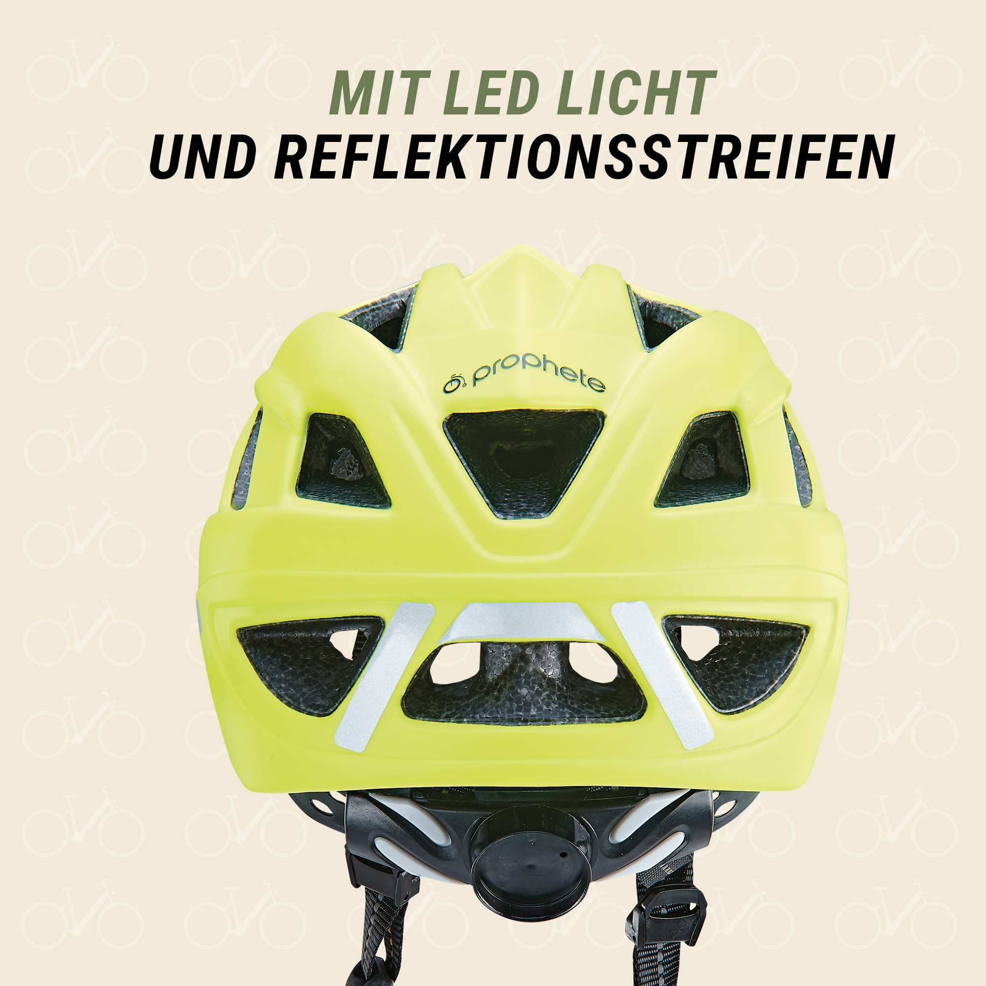 Prophete Fahrradhelm »Kinder Fahrradhelm mit LED Licht«