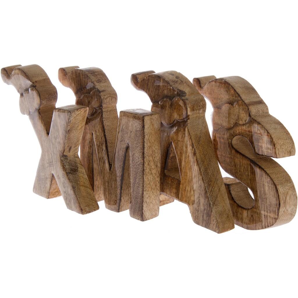 Myflair Möbel & Accessoires Deko-Schriftzug »XMAS, Weihnachtsdeko«