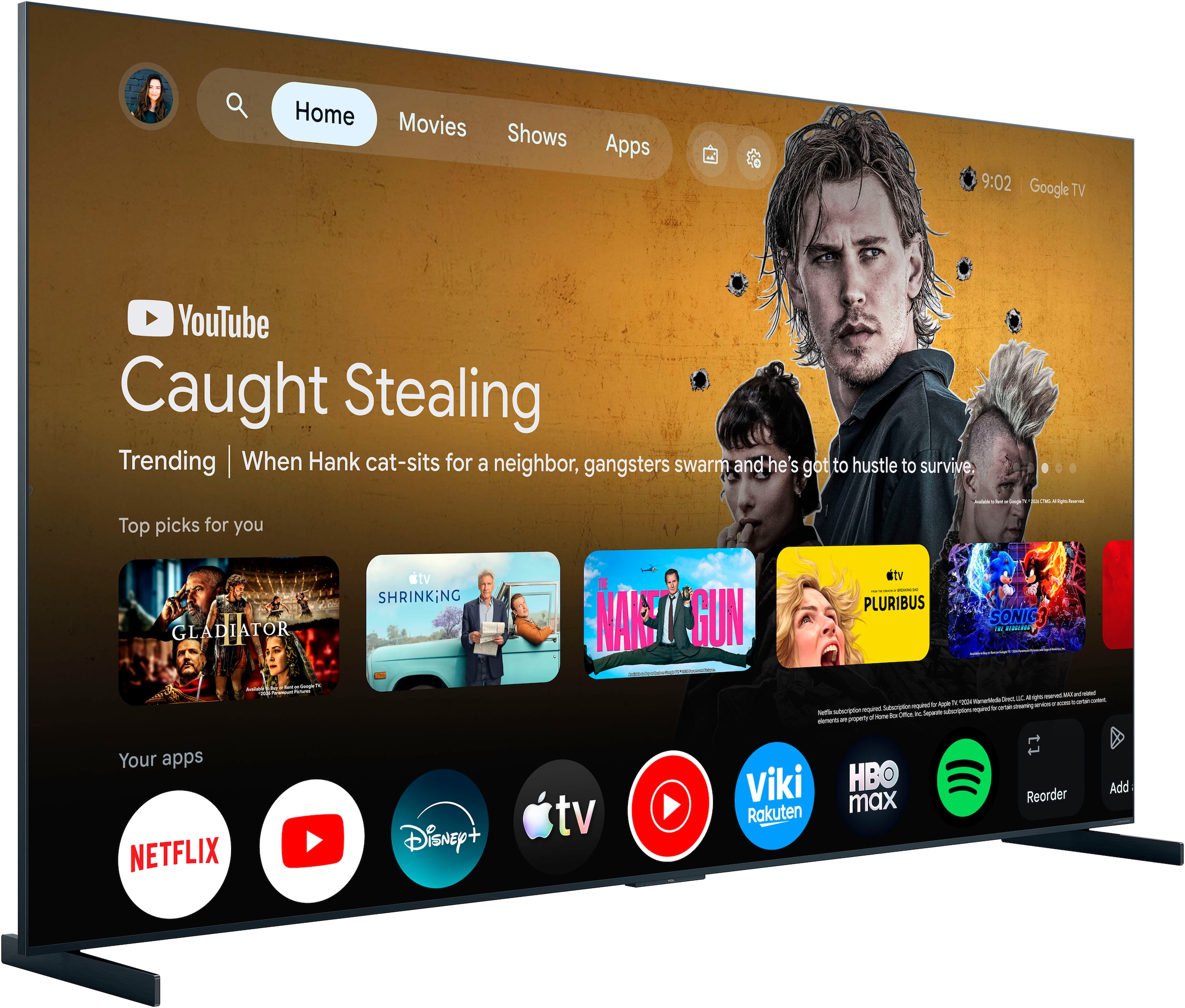 TCL »98RM9LX1« 248 cm/98 ″ Smart-TV Apple Airplay 2, 6.000 nits HDR, Audio von Bang & Olufsen