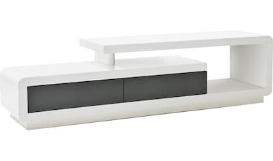 MCA furniture Lowboard »Celia«, weiß Hochglanz, mit 2 Schubladen kaufen