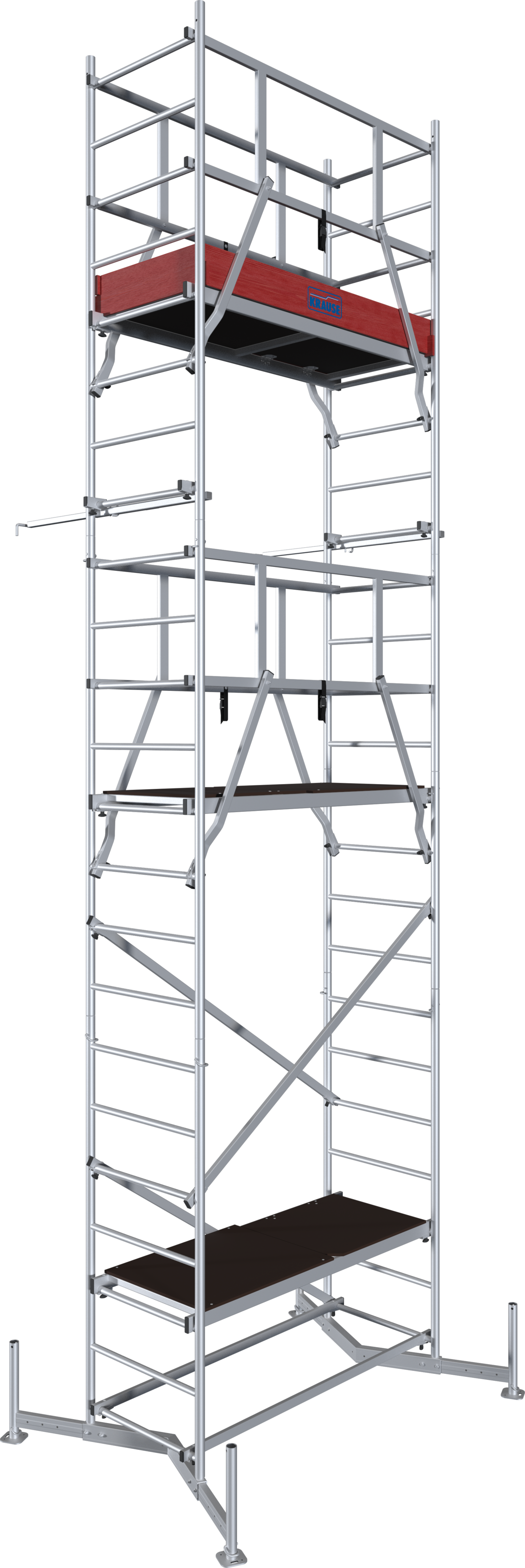 KRAUSE Arbeitsgerüst »ClimTec System«, Komplettgerüst, Arbeitshöhe: 7 Meter