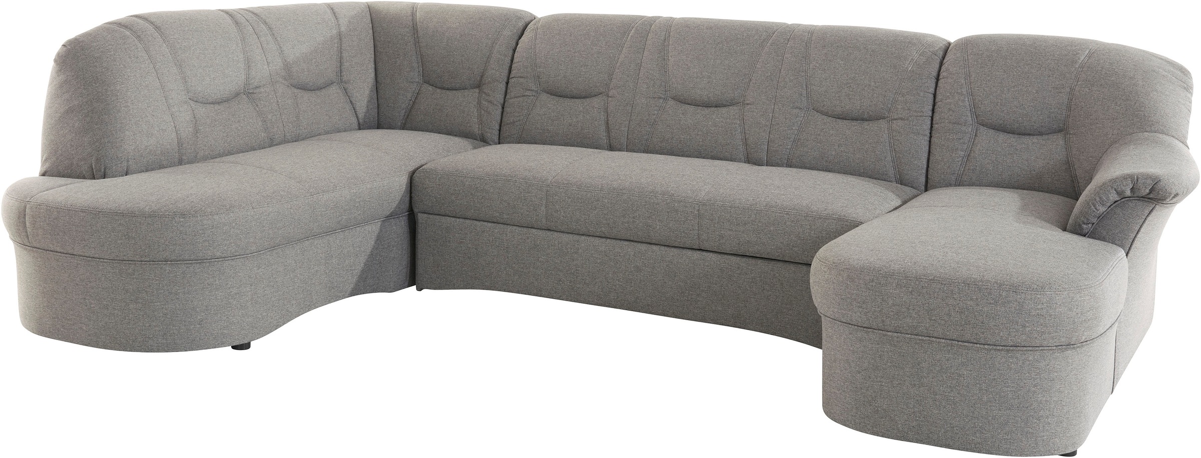 DOMO collection Wohnlandschaft »Sarafina, zeitlos und komfortabel, optional mit Federkern, U-Form«, wahlweise mit Bettfunktion