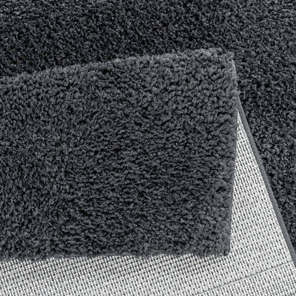 Carpet City Hochflor-Teppich »Plainy«, rechteckig, 30 mm Höhe, Shaggy Polyester Teppich, besonders weich, Uni-Farben