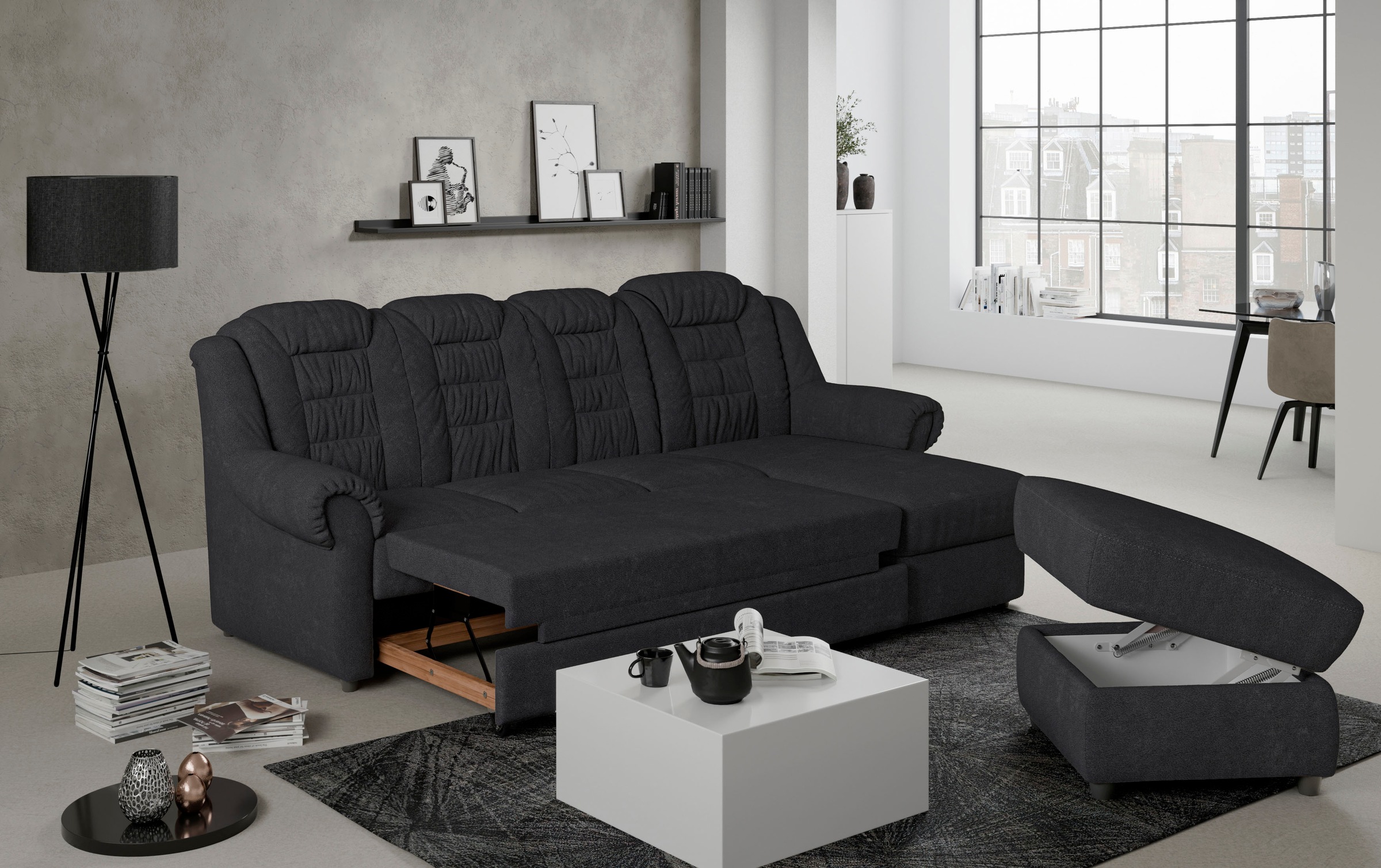 Home affaire Hocker »Boston«, mit Stauraum