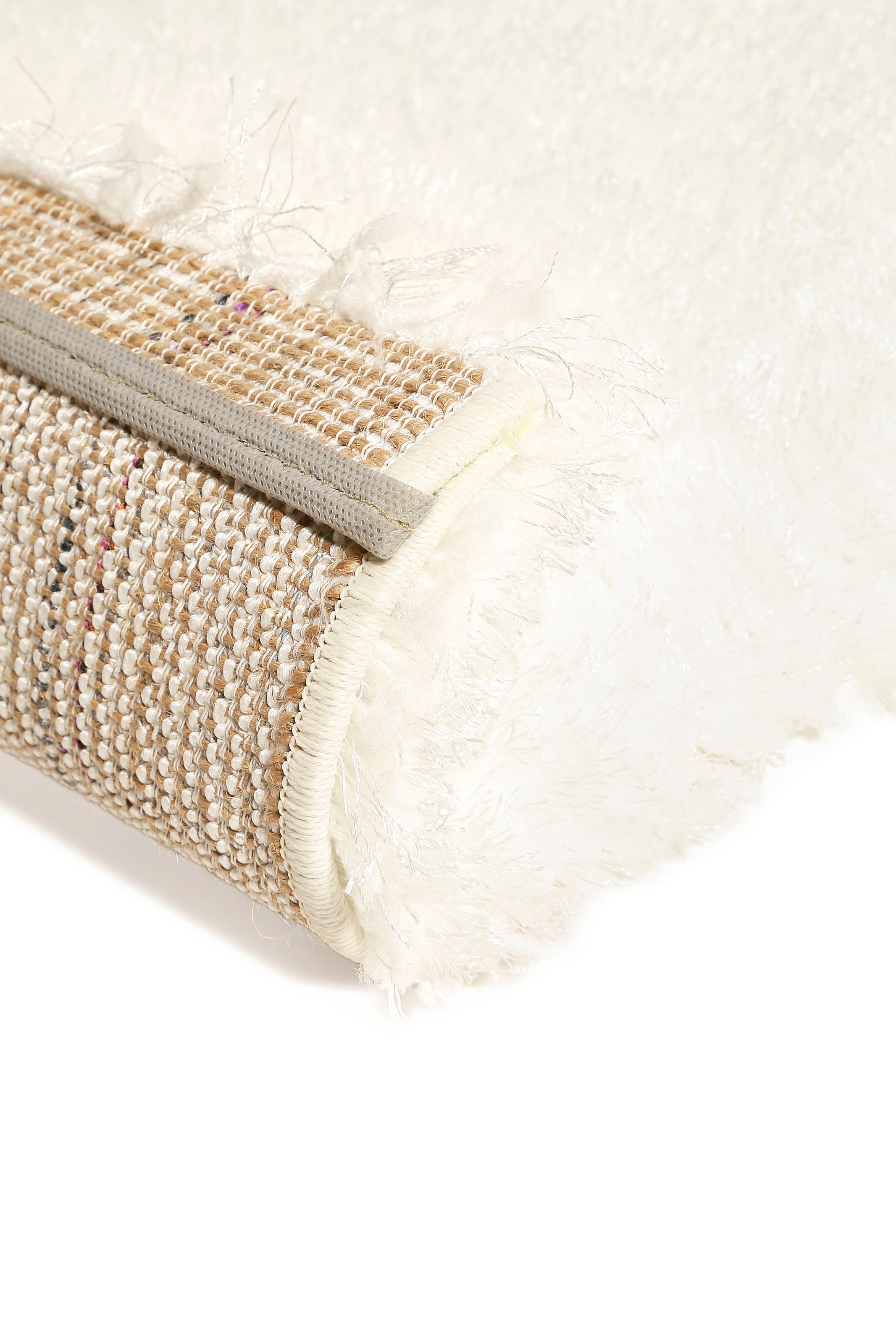 Wecon home Basics Hochflor-Teppich »Ella«, rund, 40 mm Höhe, Wohnzimmer