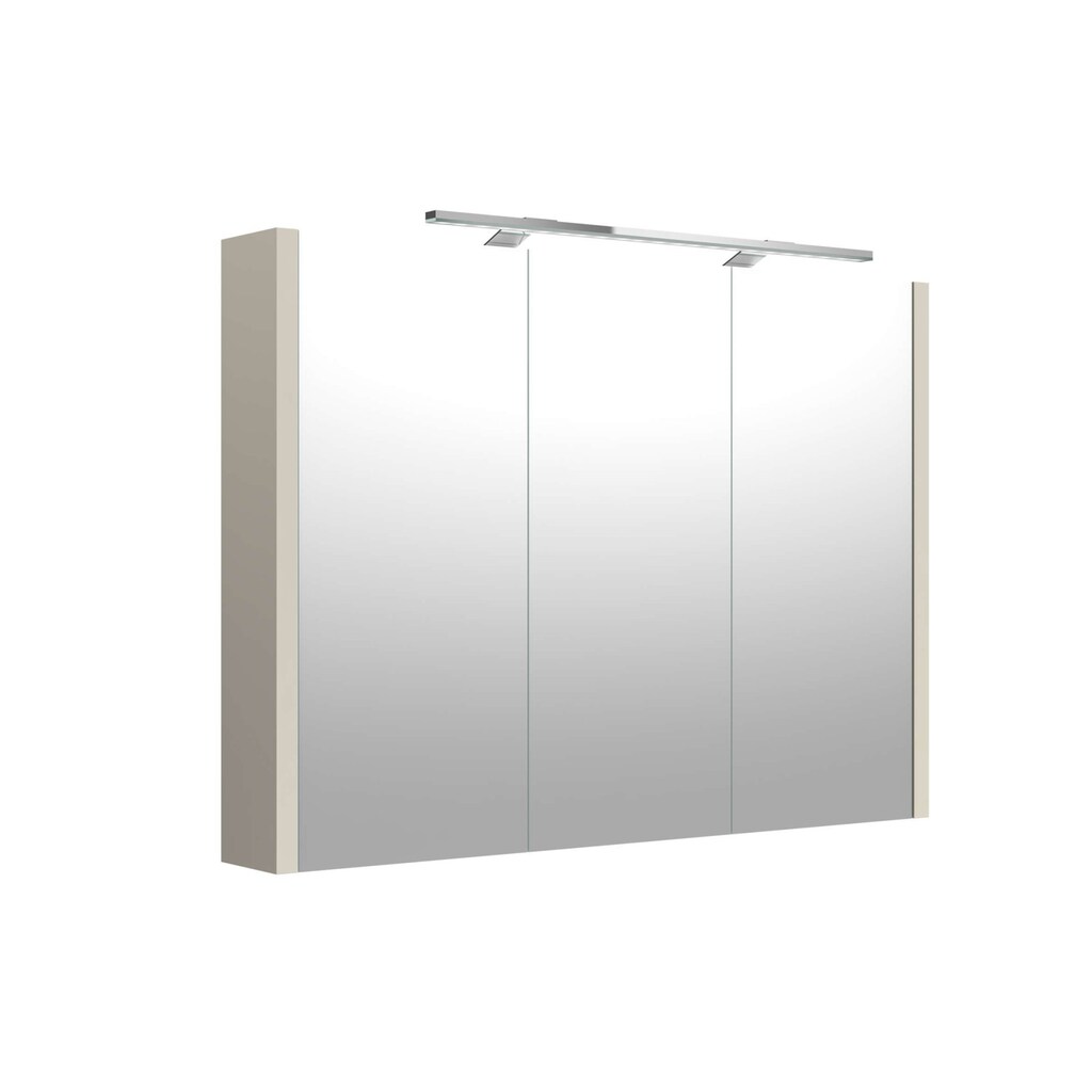welltime Badezimmerspiegelschrank »Joy«, in unterschiedlichen Breiten, mit LED, IP 44, FSC®