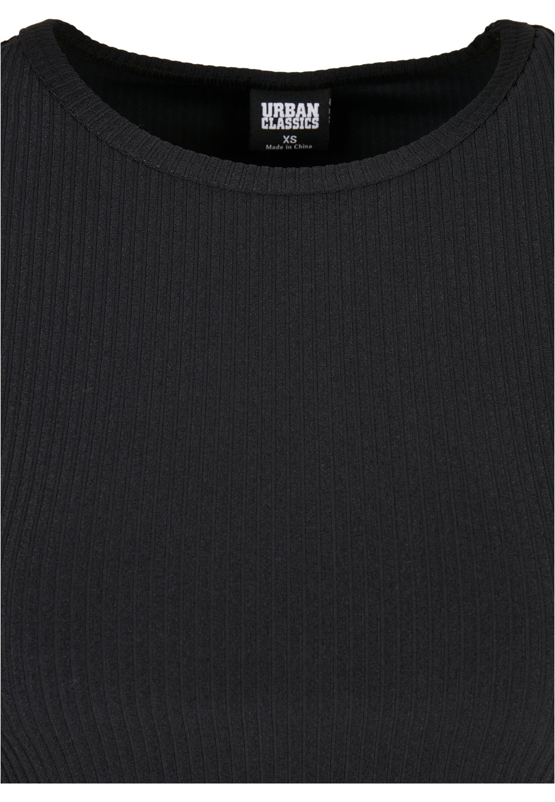 URBAN CLASSICS T-Shirt »Urban Classics Damen Ladies Cropped Lace Hem Tee« 1 Stk.