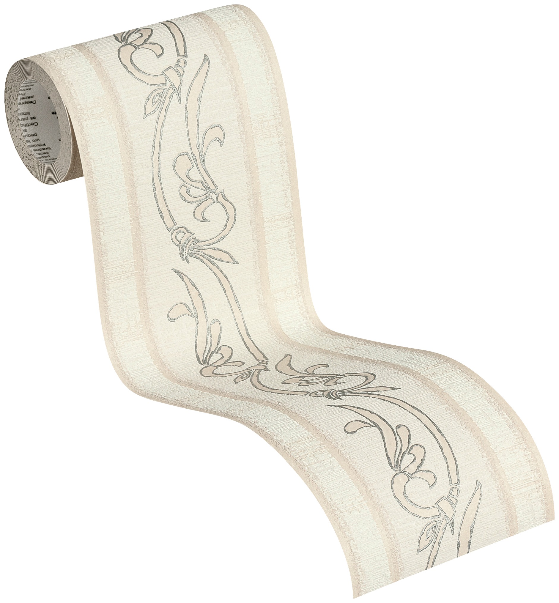A.S. Création Bordüre »Only Borders«, Barock-ornamental-gemustert, Tapete Bordüre Natur floral selbstklebend Borte modern Design Optik