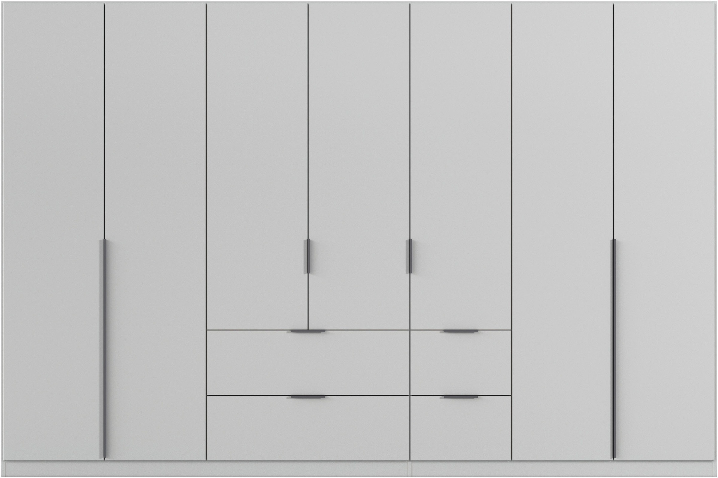 rauch Drehtürenschrank »Kleiderschrank Schrank Garderobe AGORDO mit Dekor- oder Hochglanzfront«, (in zwei Griff-Farben mit Dekor- oder Hochglanzfront), mit Außenschubkästen, in 6 Breiten und 2 Höhen MADE IN GERMANY