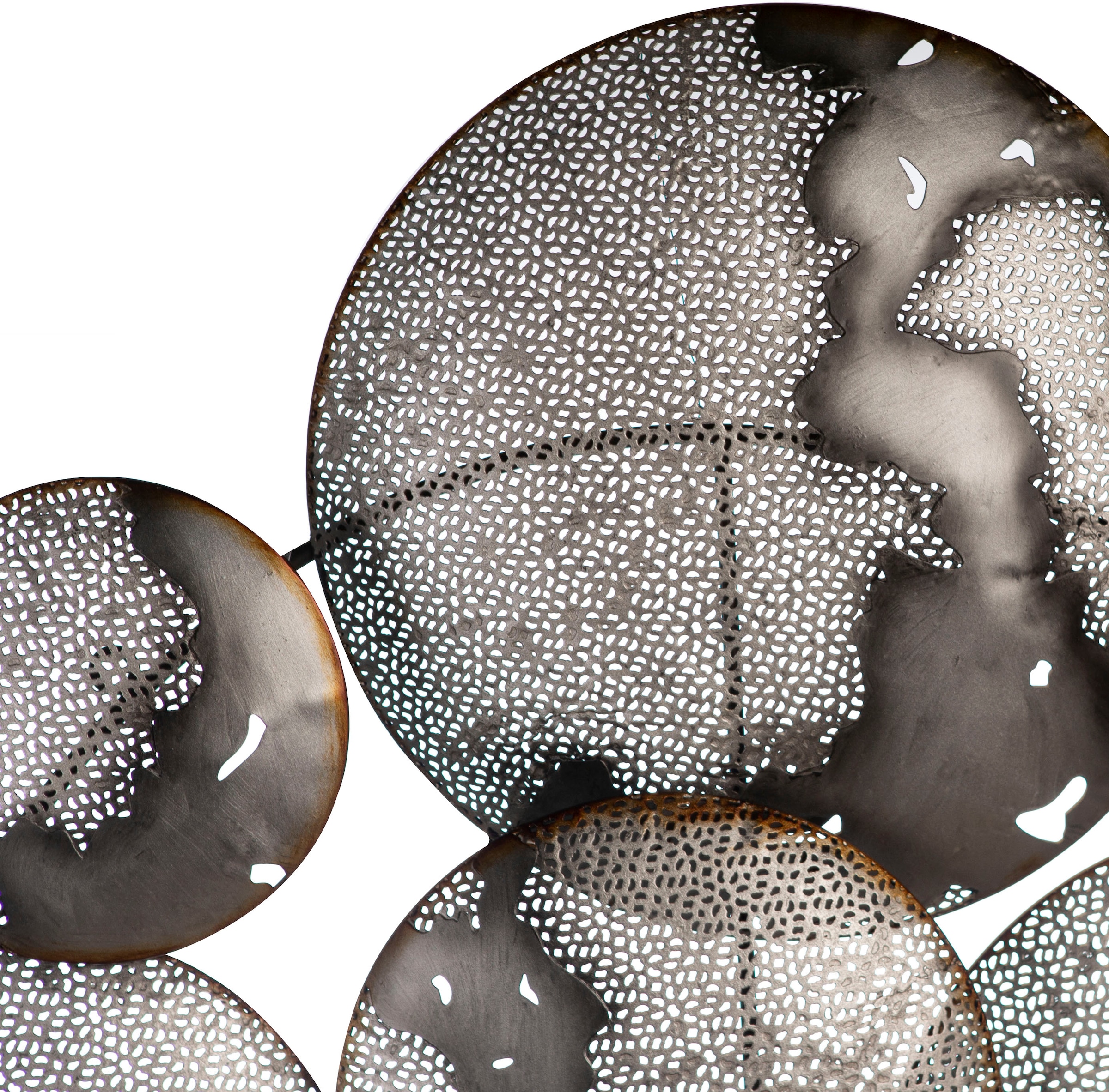 modern, Gilde kaufen »Wandrelief Metall Galaxy, grau«, by Casablanca Wanddekoobjekt online