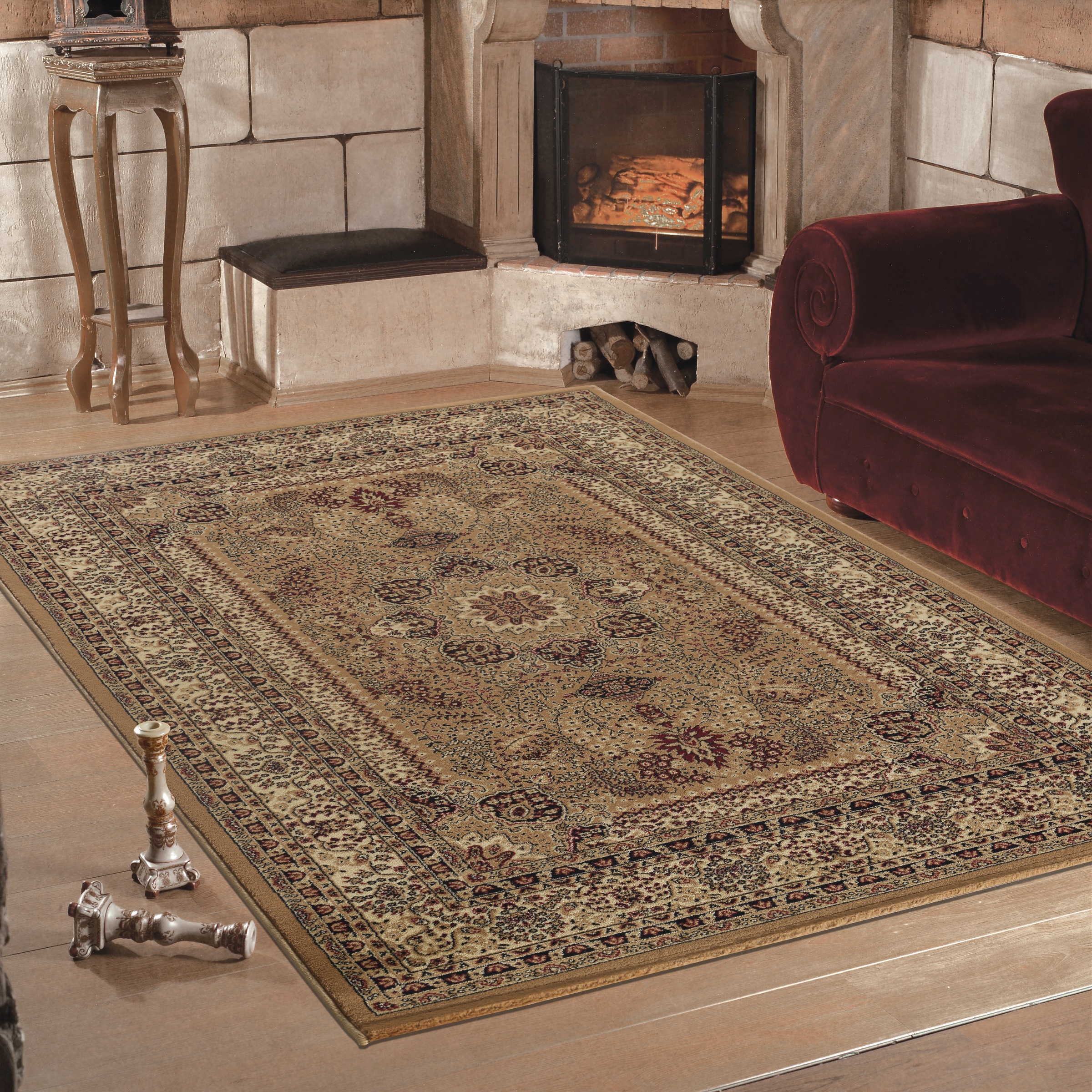 Ayyildiz Teppiche Teppich »Marrakesh 207«, rechteckig, 12 mm Höhe, Kurzflor, Orient-Optik, Webteppich, Wohnzimmer