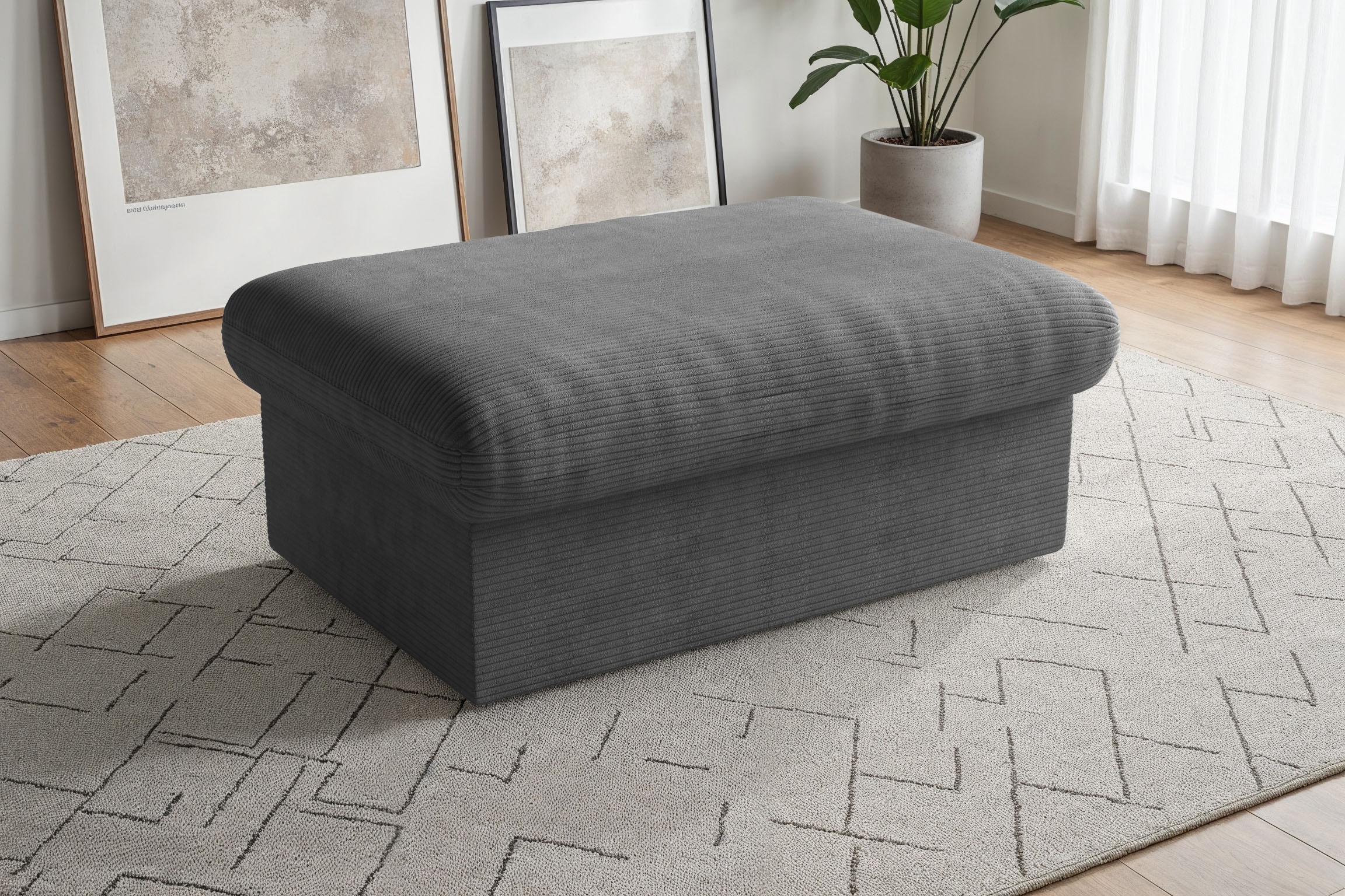sit&more Polsterhocker »Moreno, B: 90 cm« mit Stauraum, individuell kombinierbar