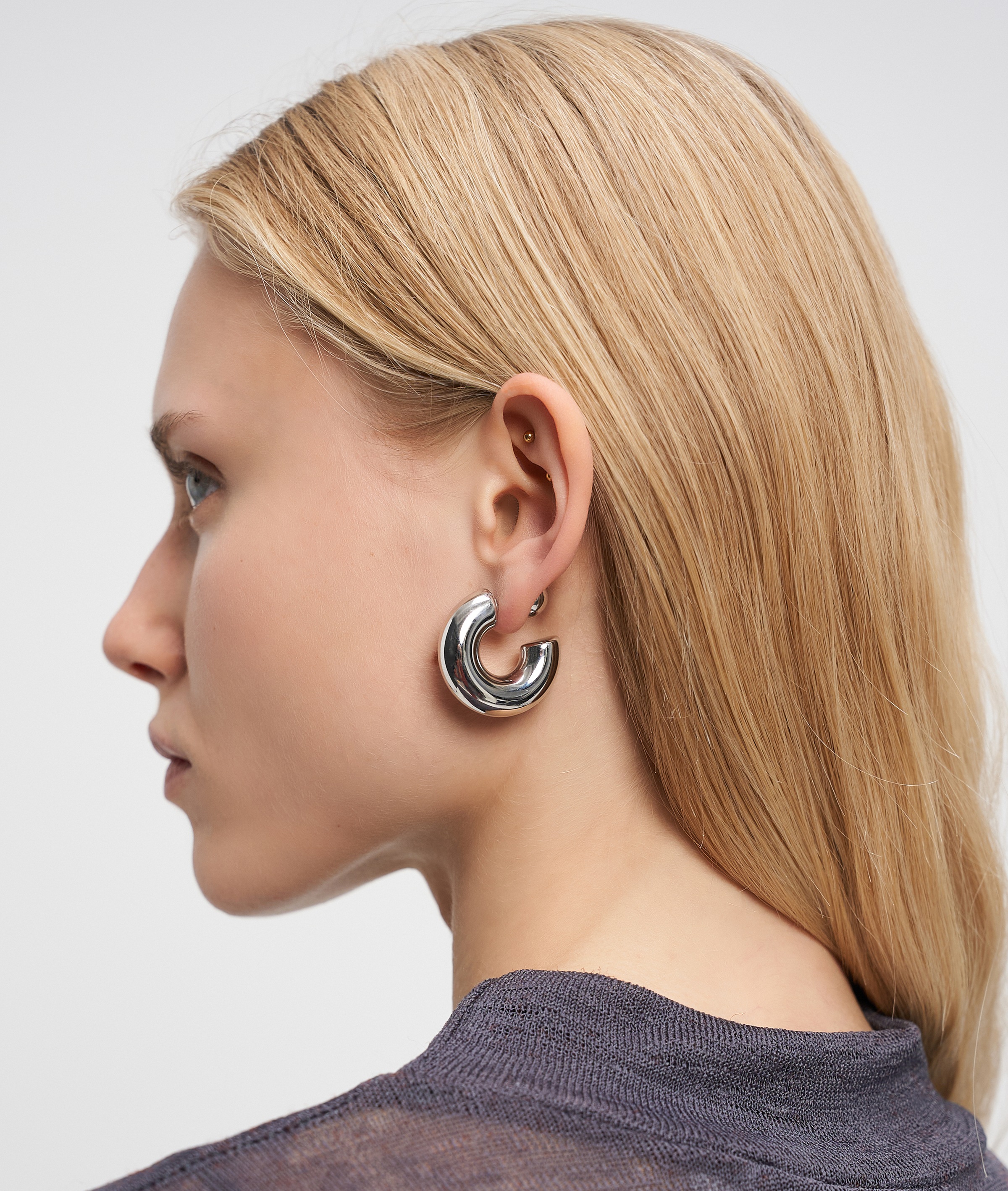 Liebeskind Berlin Paar Creolen »Schmuck Geschenk Edelstahl Ohrringe Steel Ball«