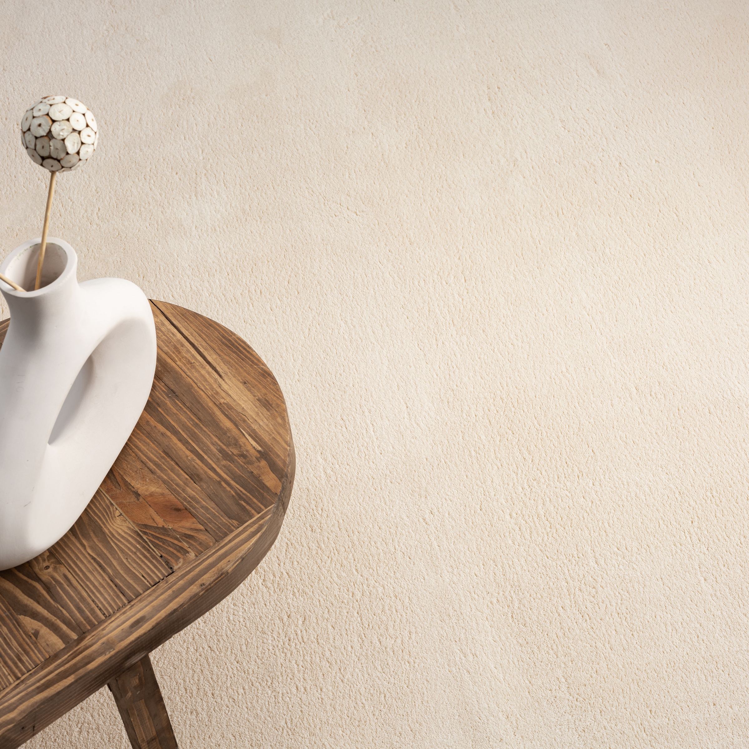 the carpet Teppich »Relax round«, rund, 16 mm Höhe, waschbarer Wohnzimmer Teppich modern rutschfest