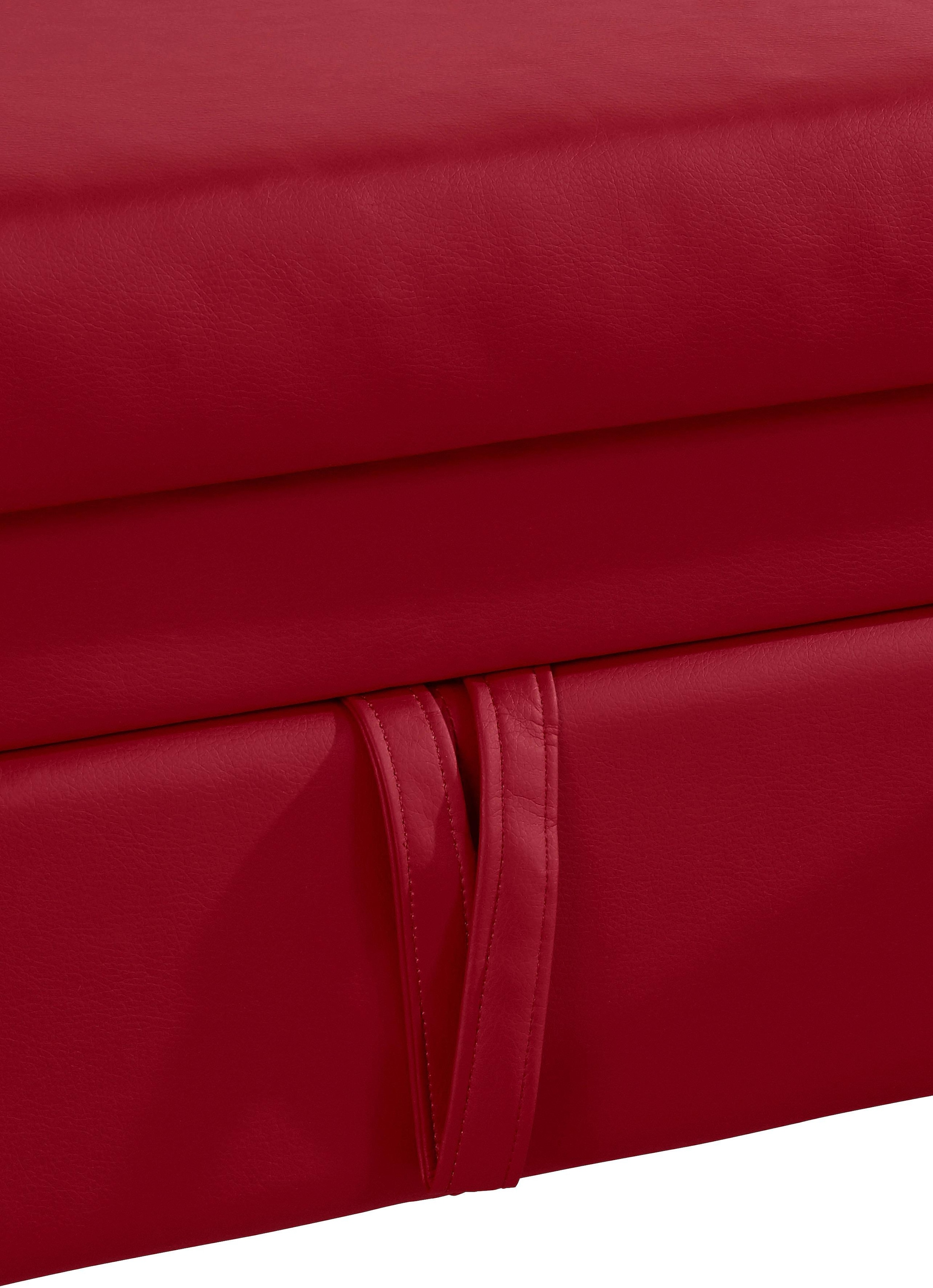 COTTA Ecksofa »Caluso L-Form«, mit Kopfteilverstellung, wahlweise mit Bettfunktion & Bettkasten