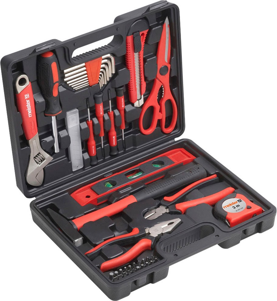 %Sale / »Werkzeugkoffer 8971430«, jetzt 44-teilig, Werkzeugbox den täglichen im für meister Werkzeugset Gebrauch