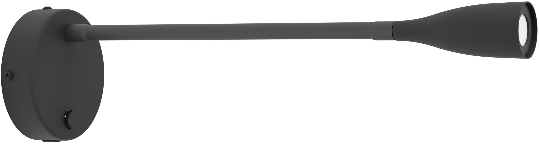 EGLO Wandleuchte »OLIVANDINO 1 Wandlampe - Stahl - LED - 3,8W - IP20« LED-Modul 1 Stk. Warmweiß Wandstrahler, Wandspot, Wohnzimmer, Flur, Schlafzimmer, Ø11 x AL43 cm